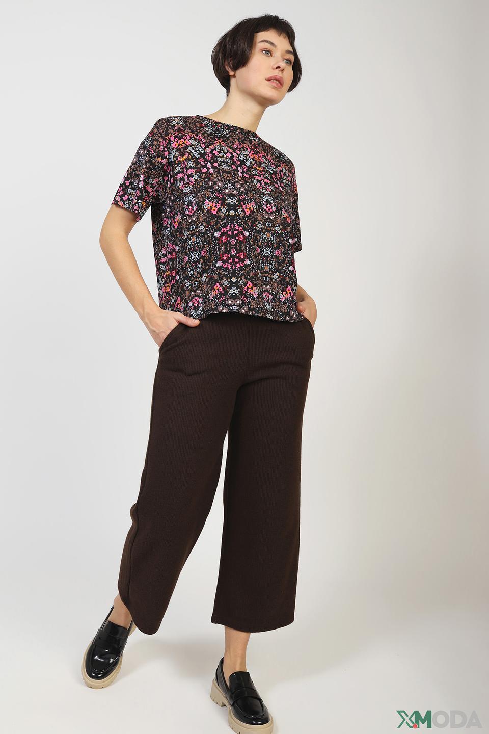 Блуза QS с цветочным принтом