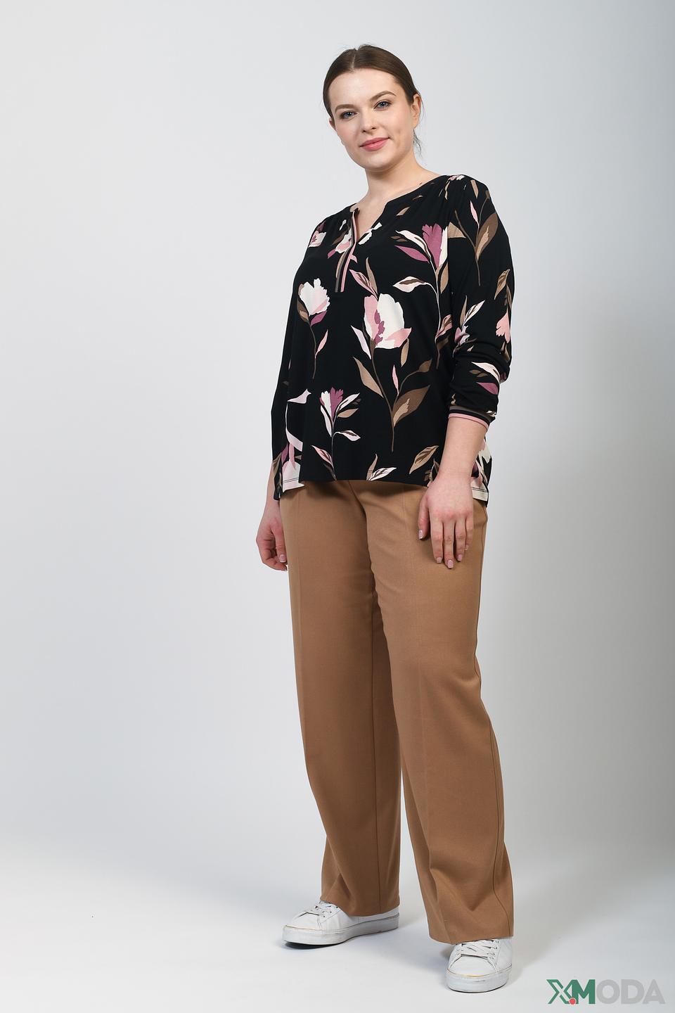 Блуза Via Appia с цветочным принтом