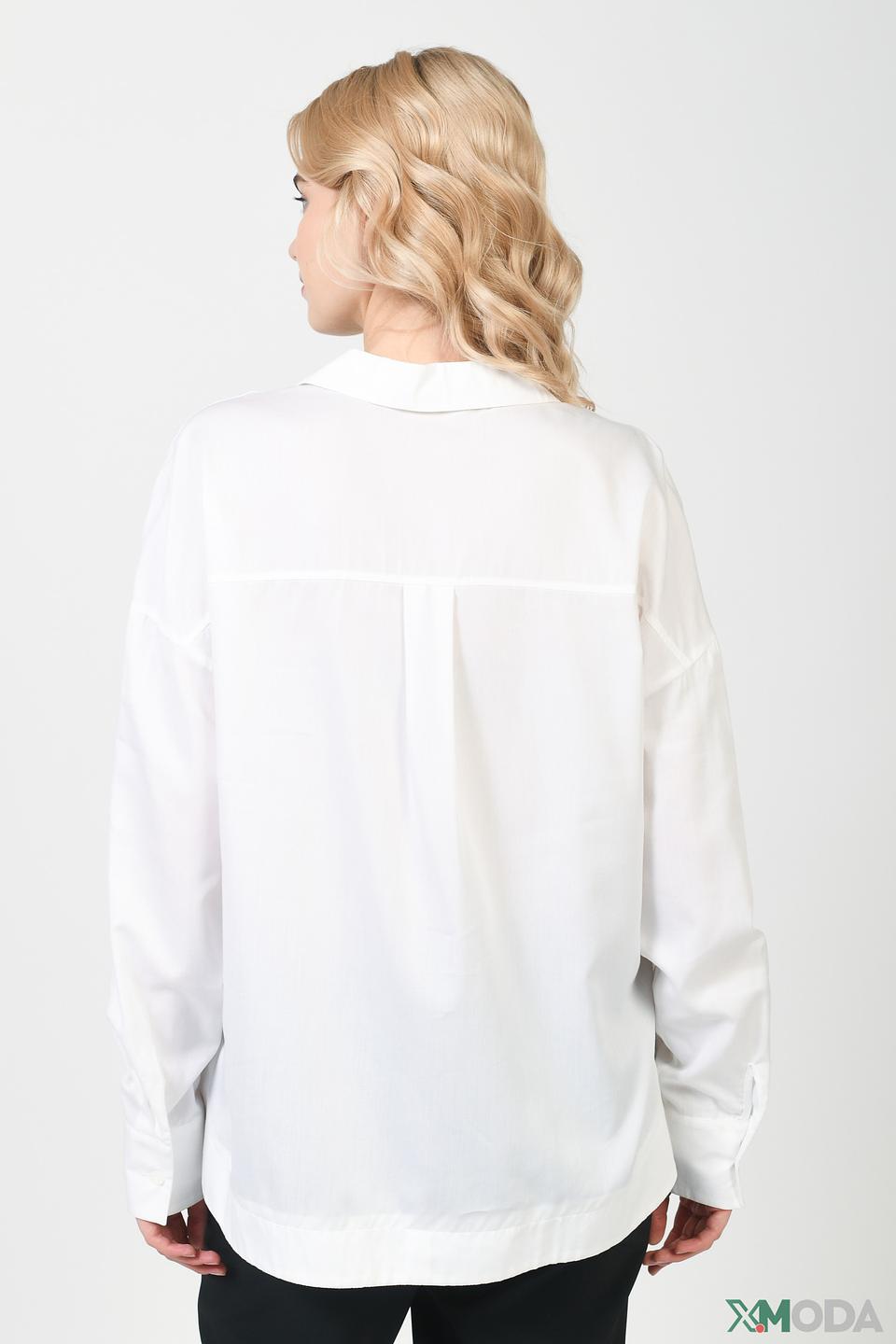 Блуза Betty and Co белая с воротником