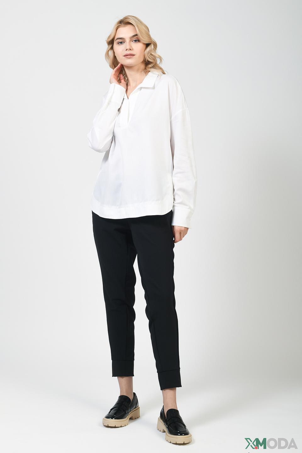 Блуза Betty and Co белая с воротником