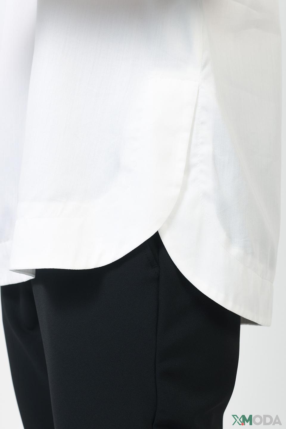 Блуза Betty and Co белая с воротником