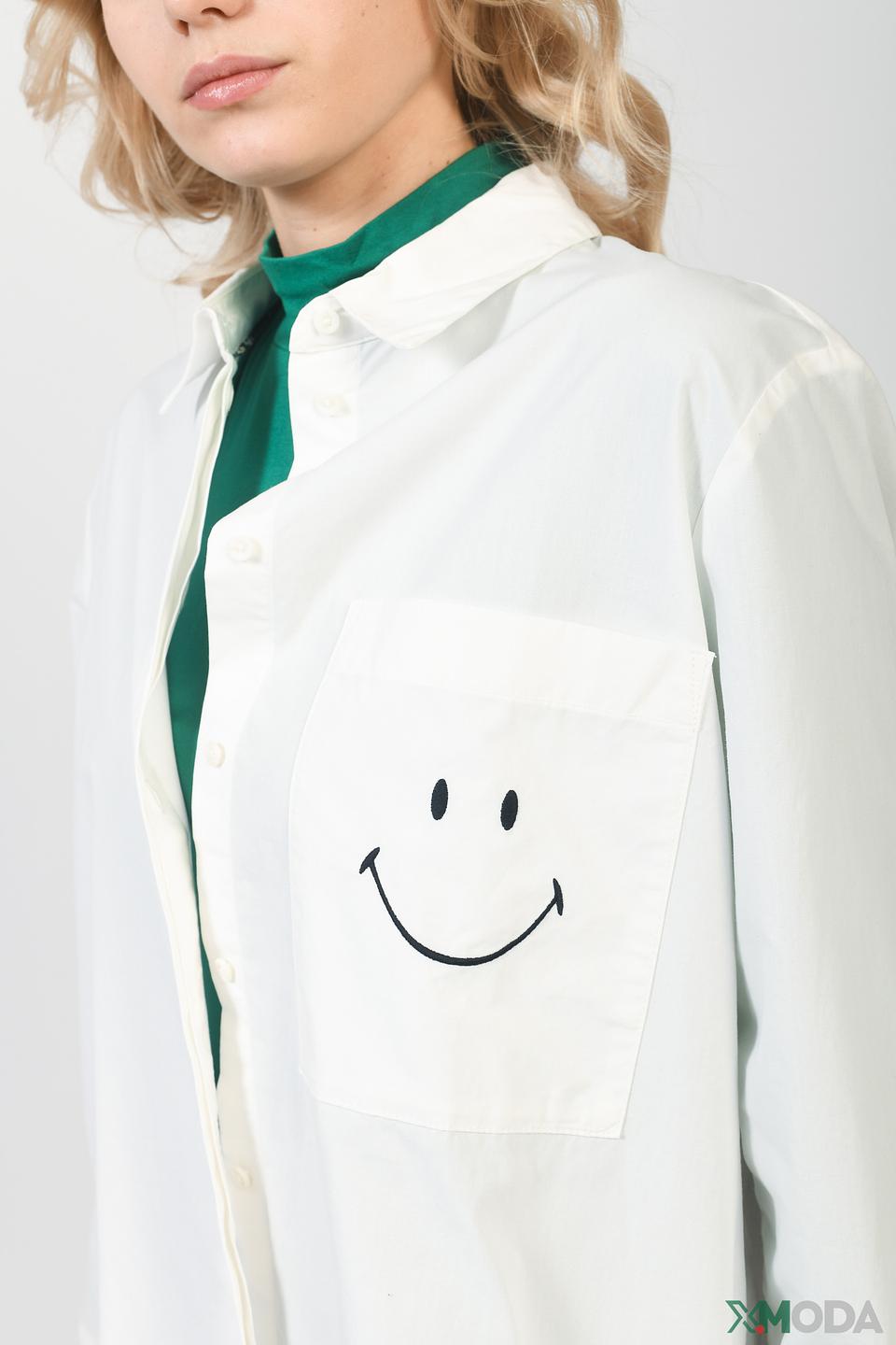 Рубашка s.Oliver с карманом-смайликом