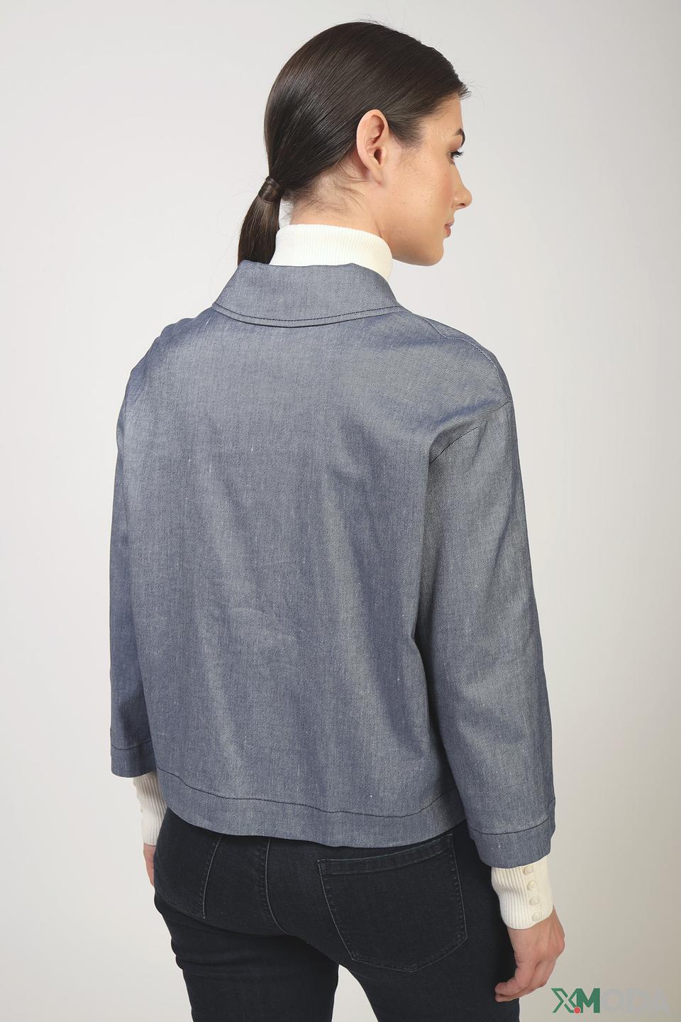 Жакет Comma деним синий