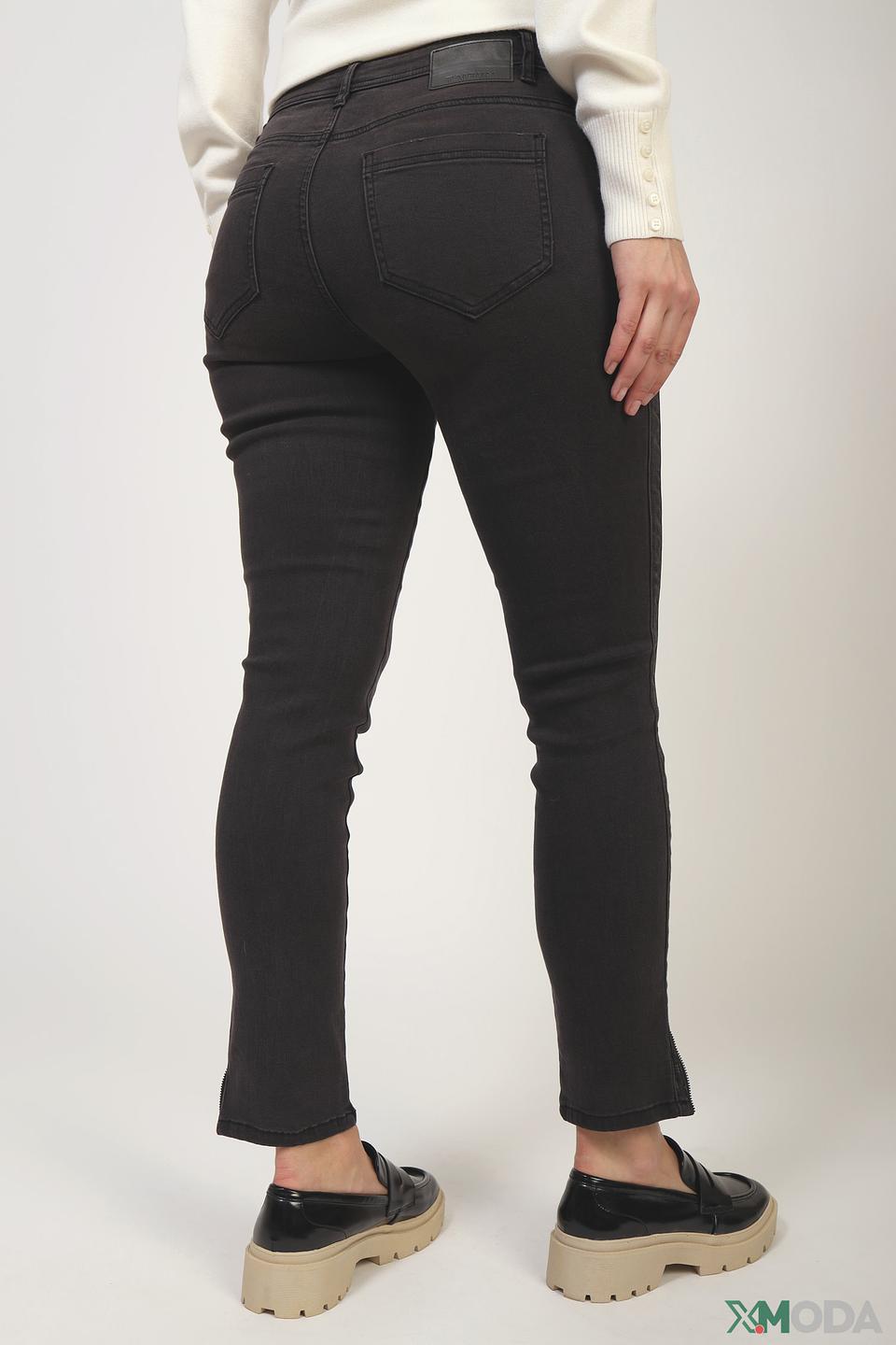 Джинсы Taifun с потертостями черные