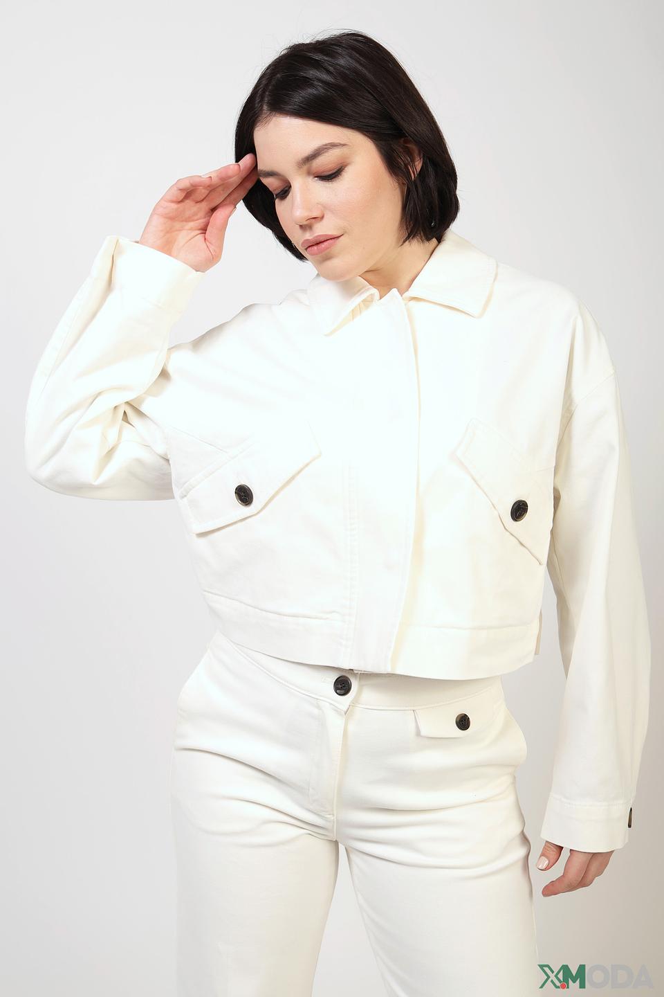 Жакет Taifun приталенный белый