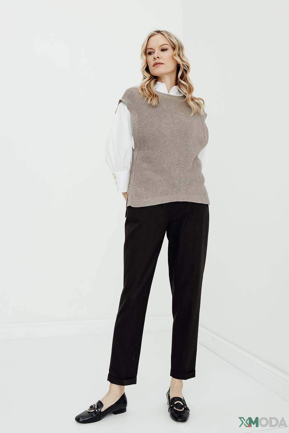 Жилет Tom Tailor вязаный бежевый