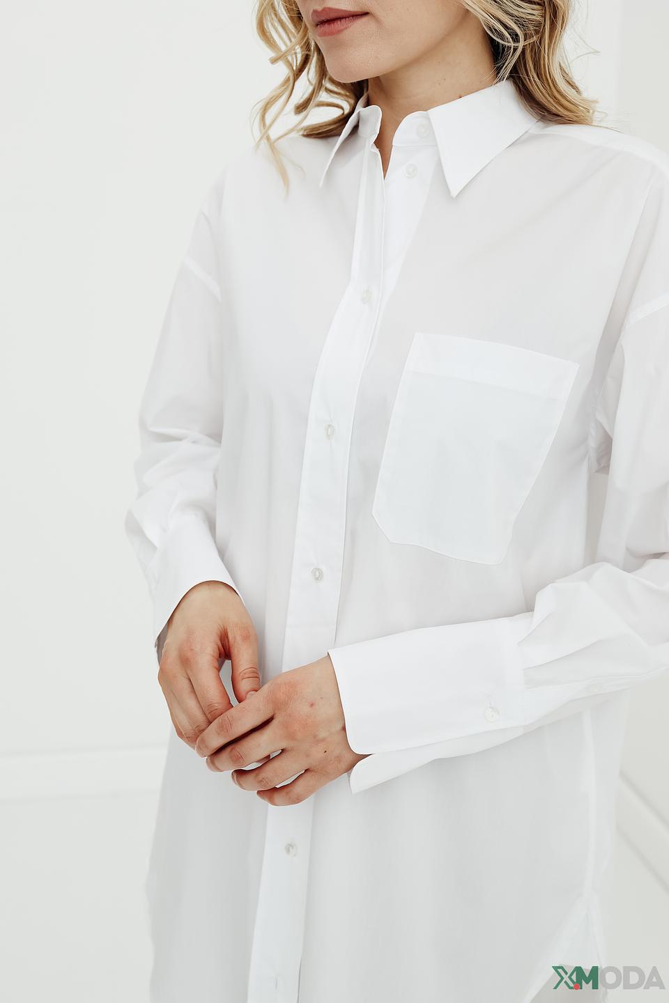 Рубашка Taifun оверсайз белая