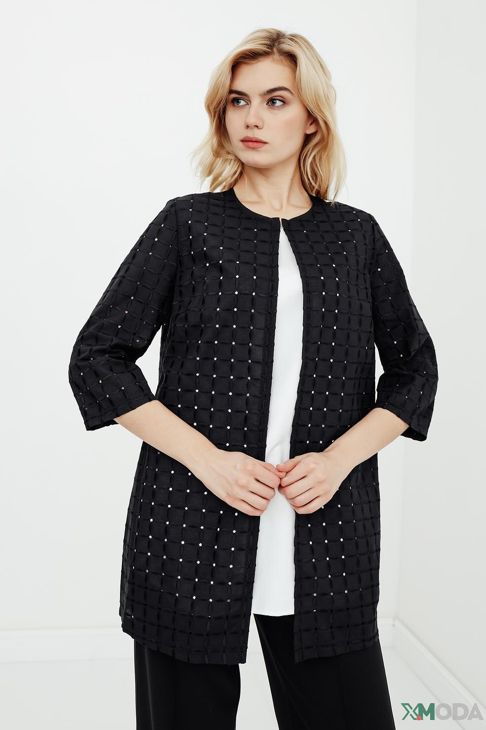 Жакет Betty Barclay с вышивкой чёрный