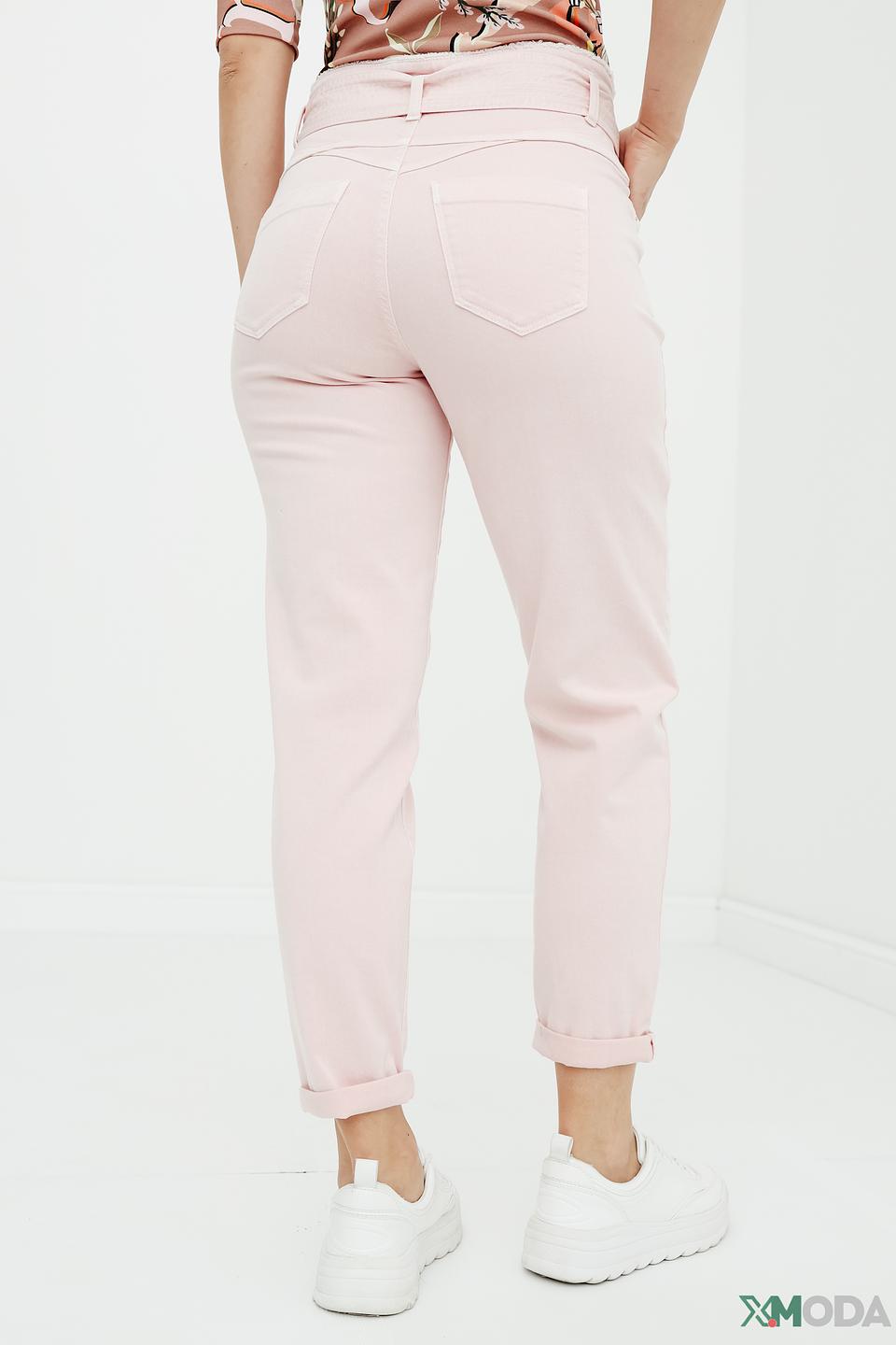 Джинсы с поясом Marc Cain пудровый