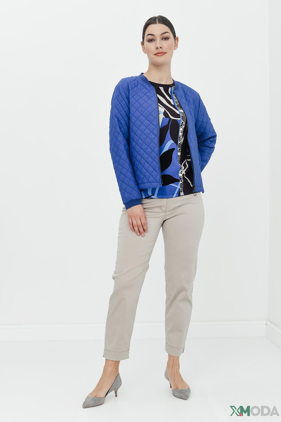 Куртка Bianca стеганая синяя