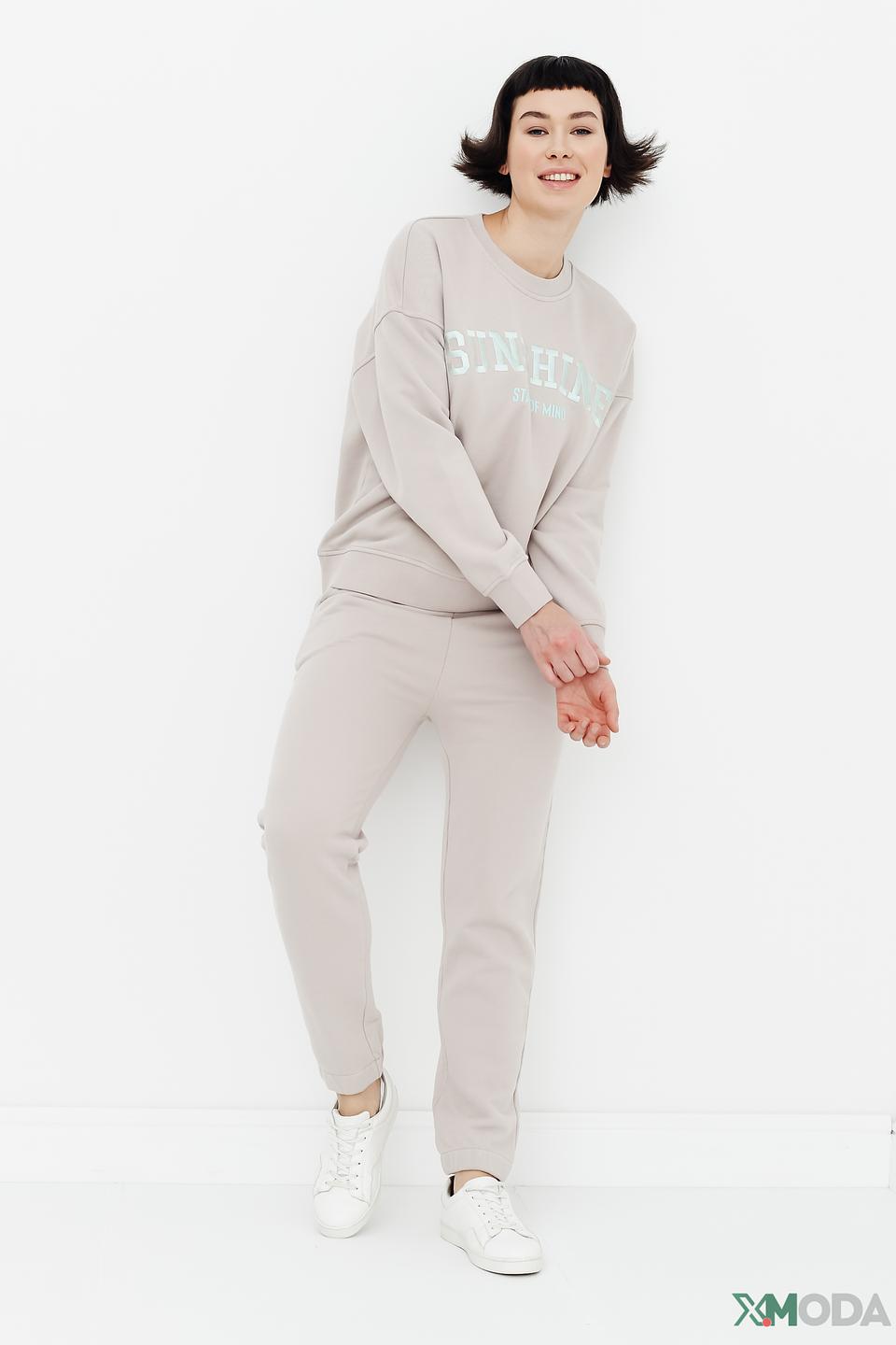 Брюки спортивные Marc Aurel бежевые