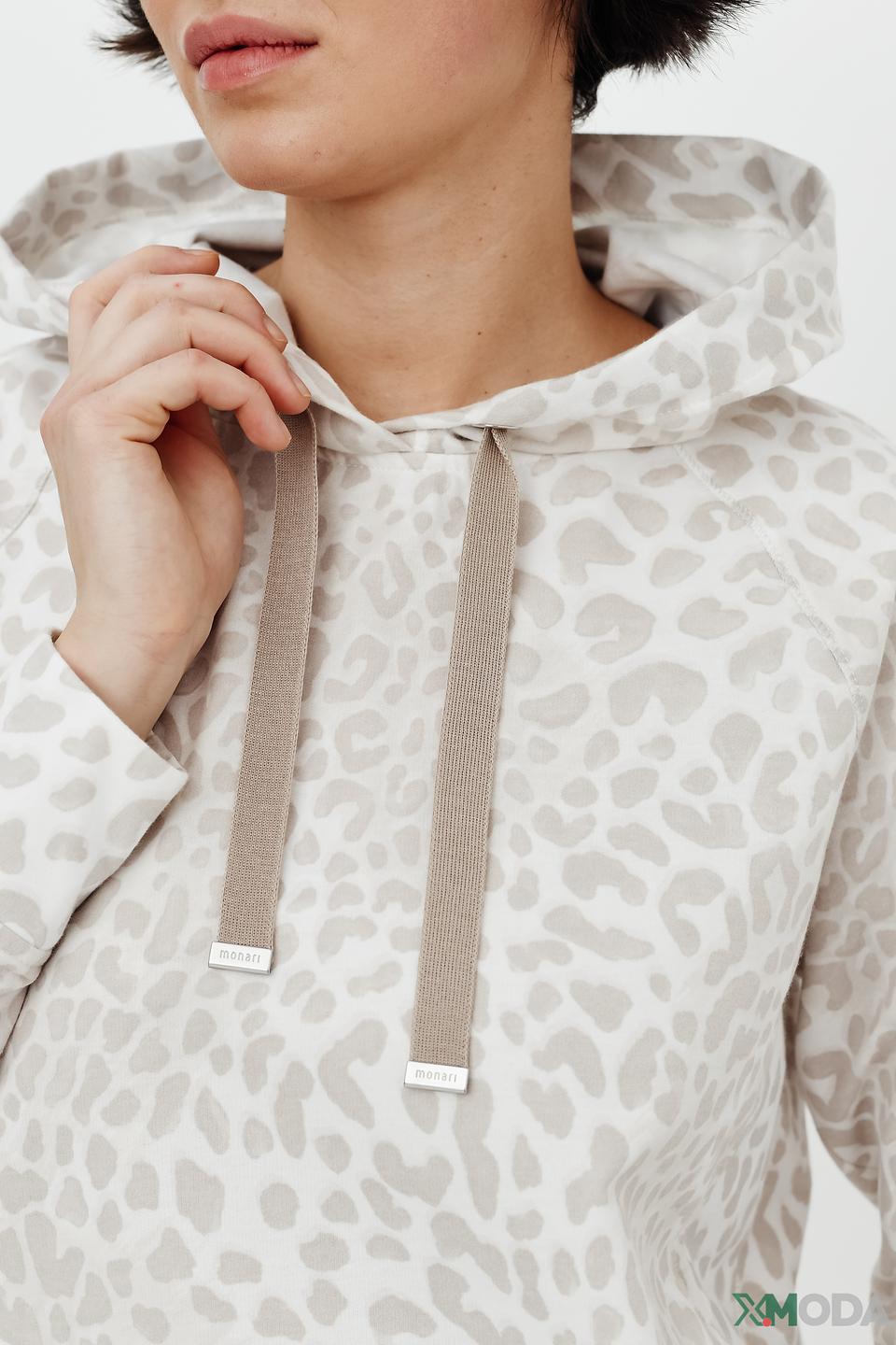 Пуловер Monari с леопардовым принтом