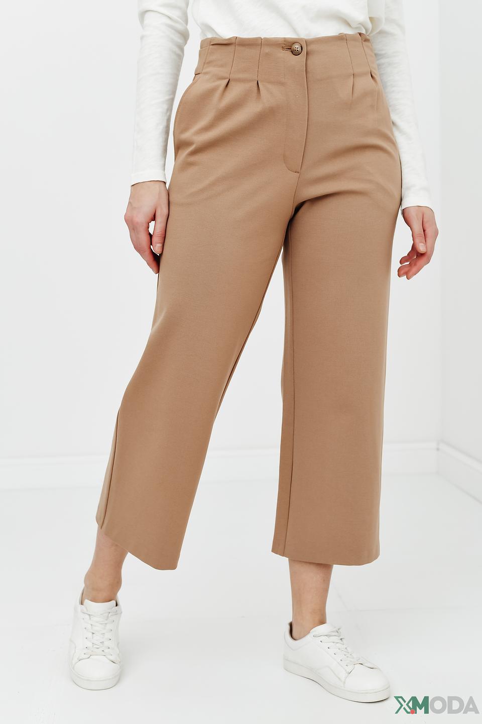 Брюки кюлоты Betty and Co бежевые