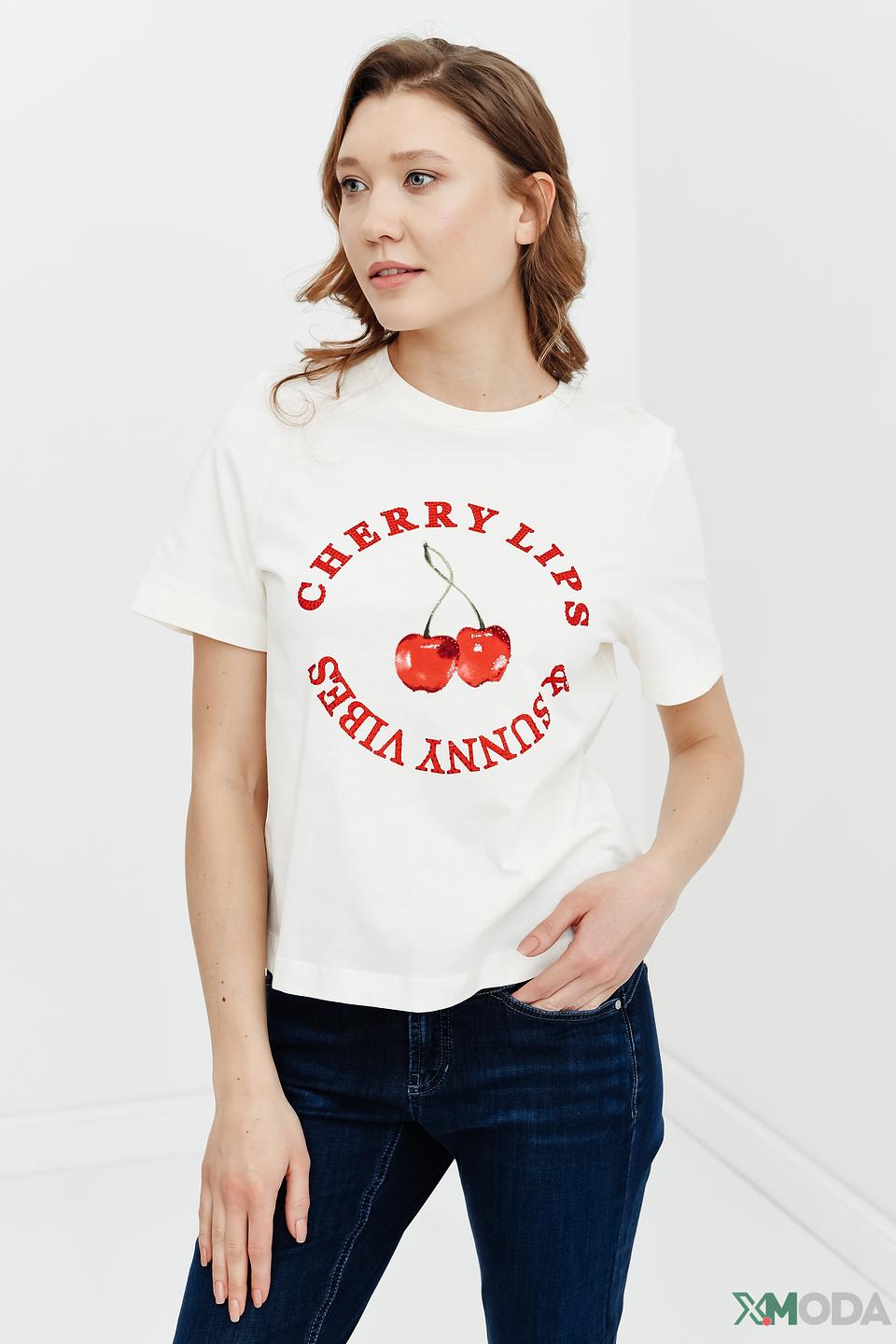 Футболка Rich and Royal с вишнями