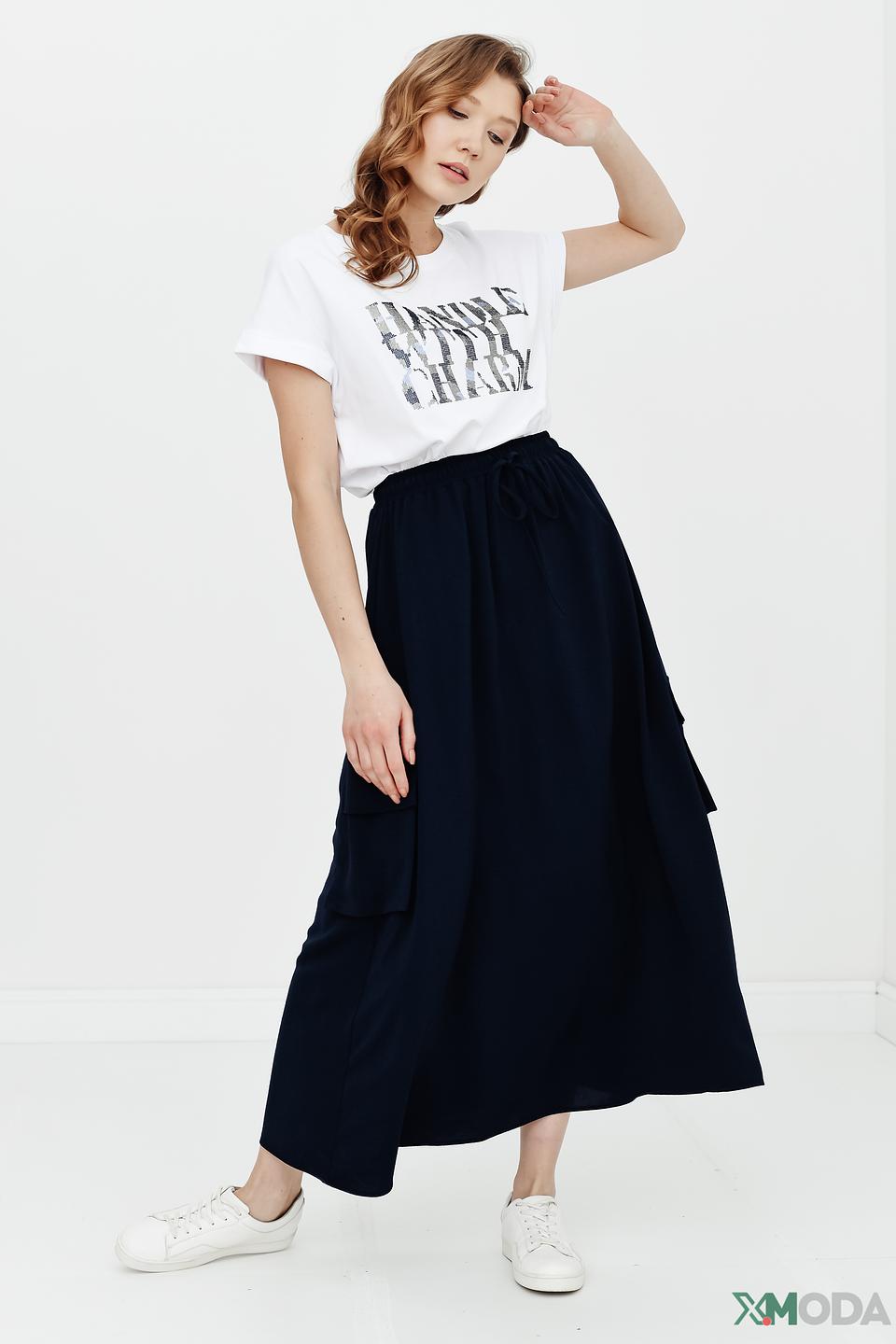 Юбка Rich and Royal тёмно-синяя