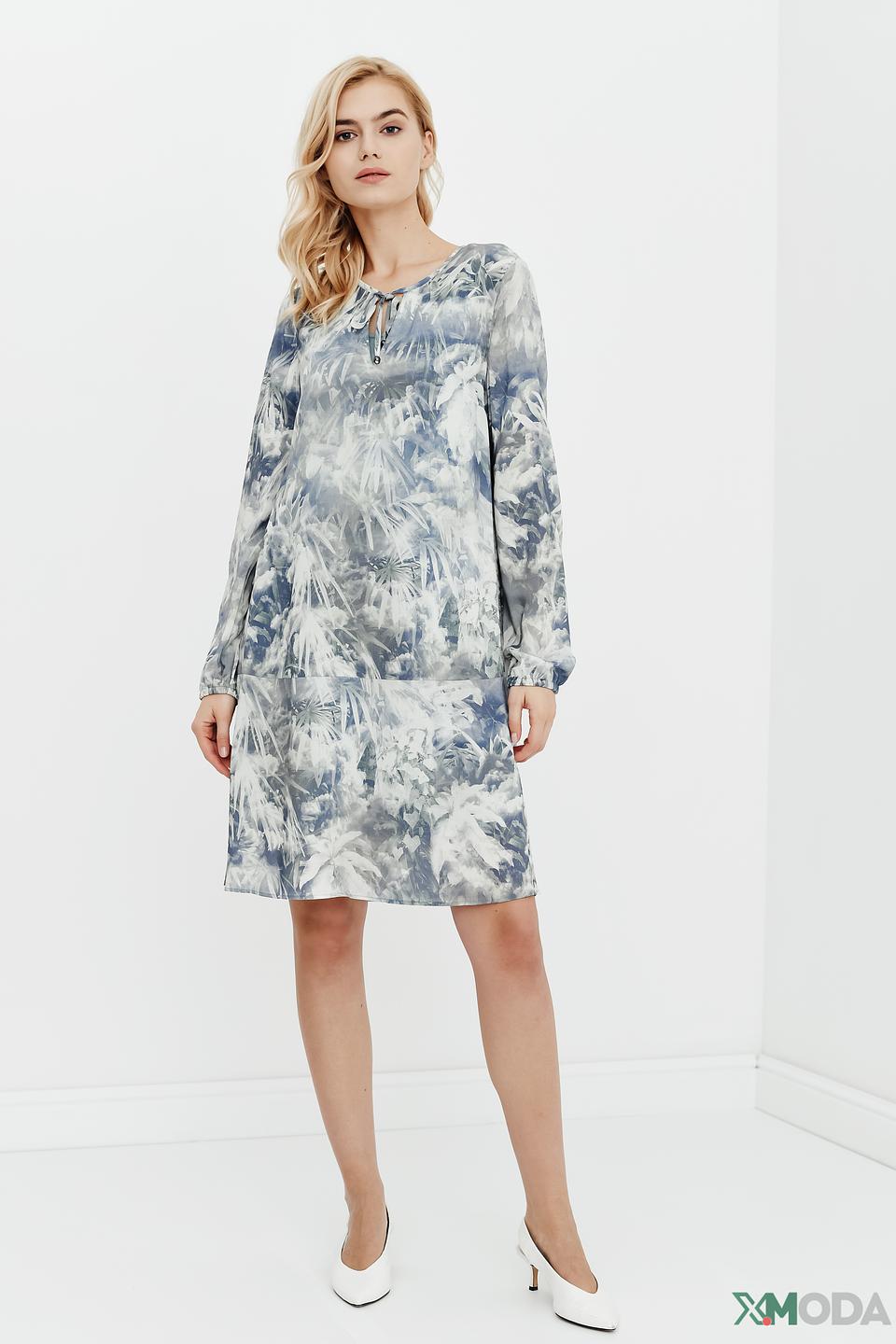 Платье Lecomte с цветочным принтом