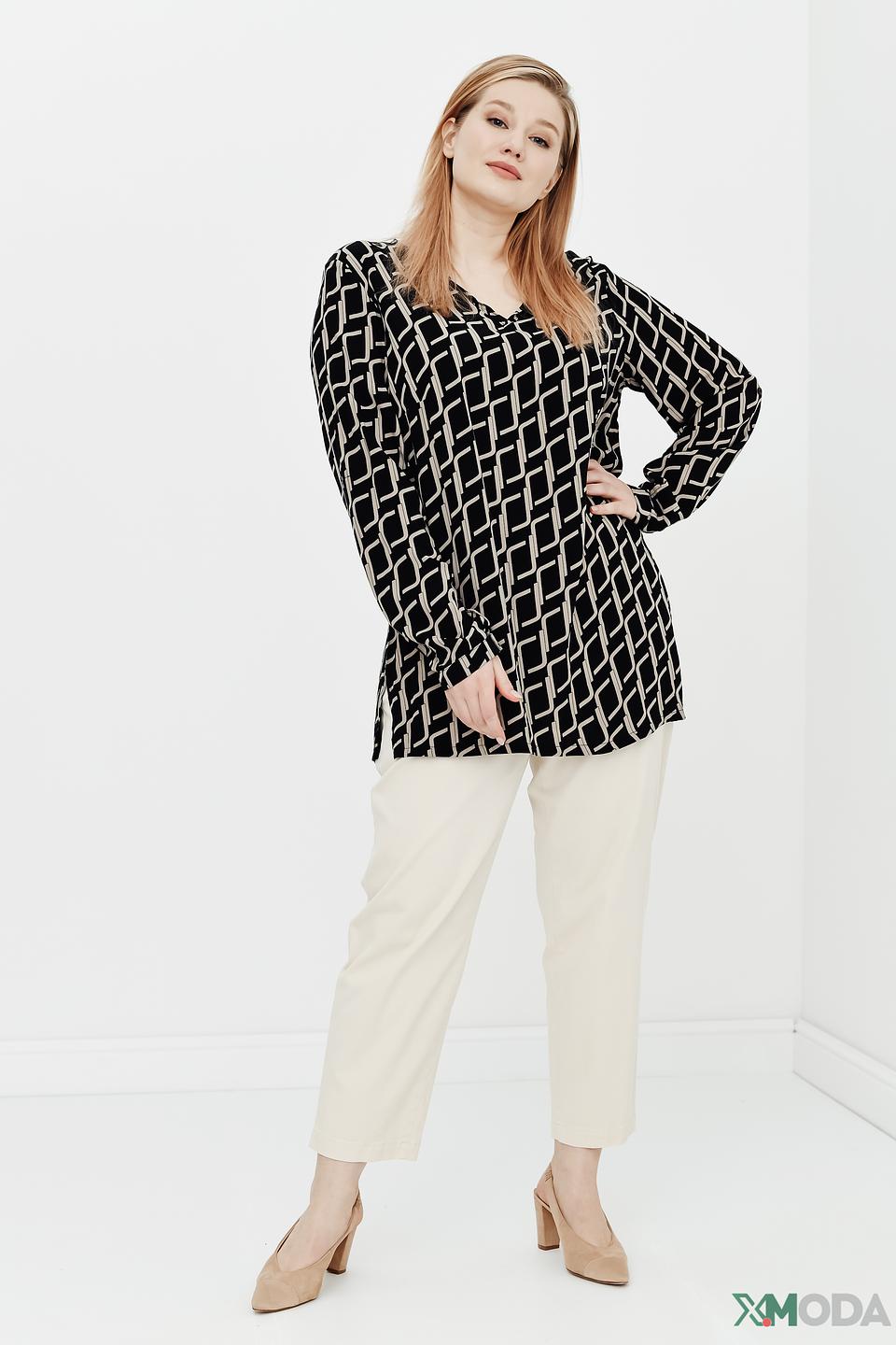 Блуза Doris Streich в клетку