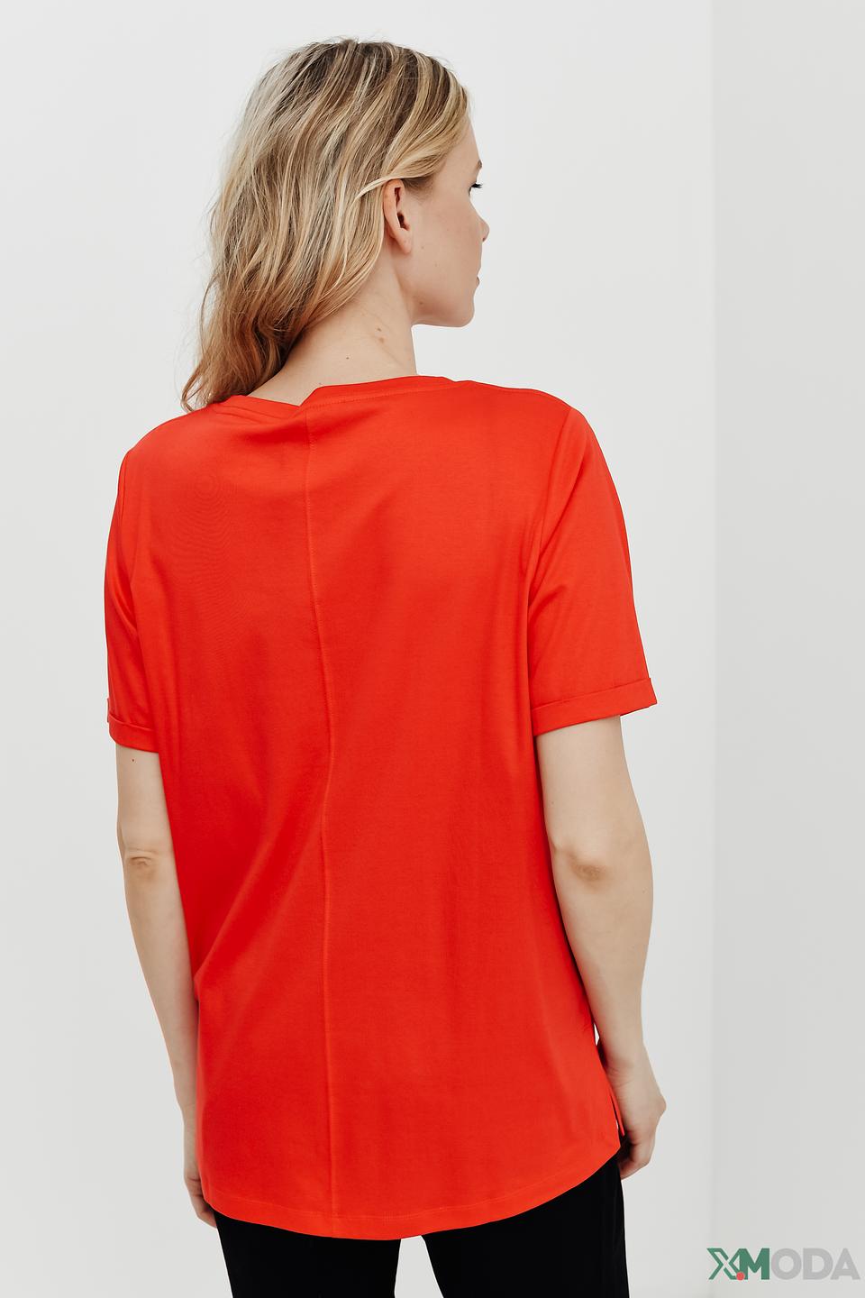 Футболка Luisa Cerano оранжевая
