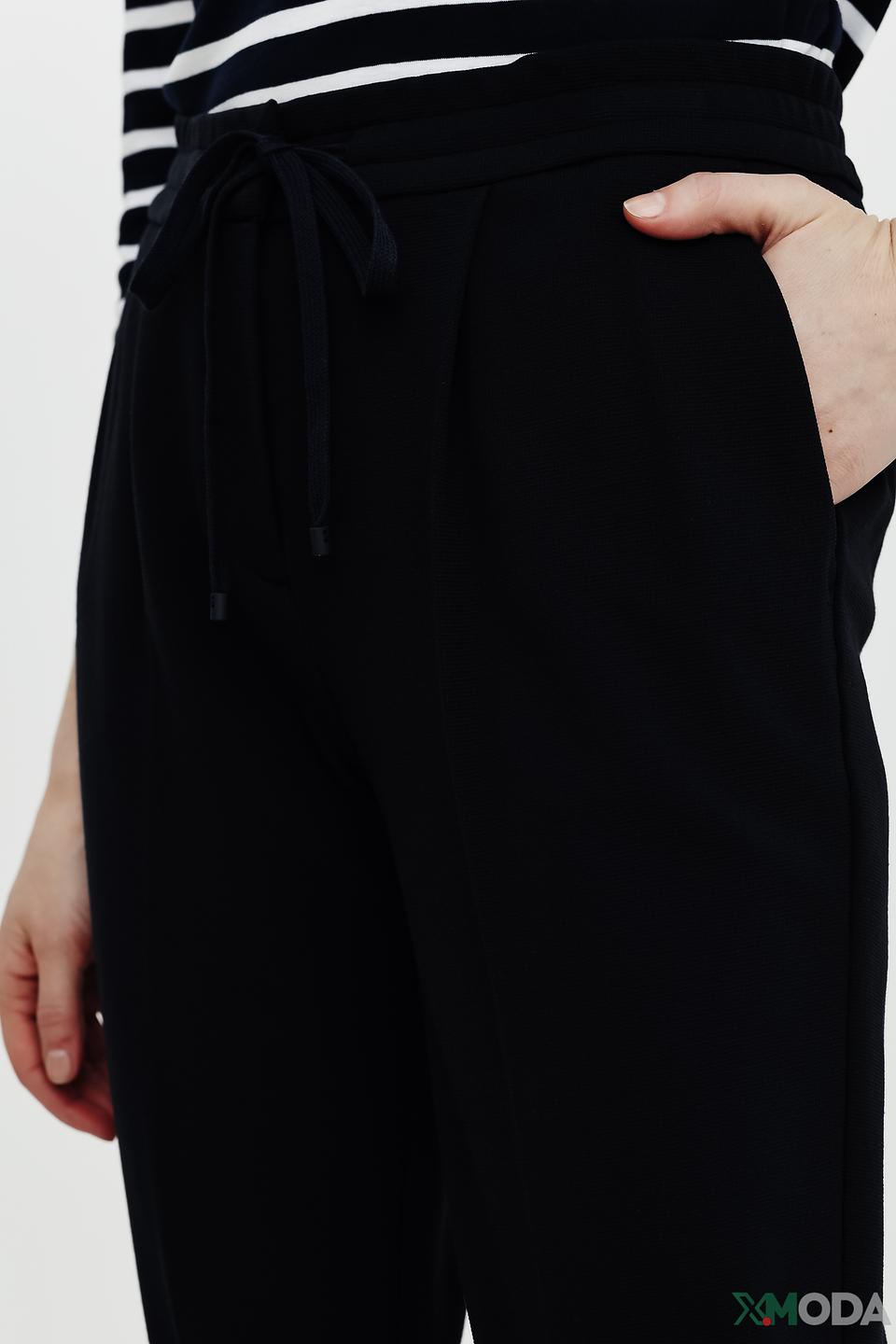 Брюки Cambio чёрные с поясом