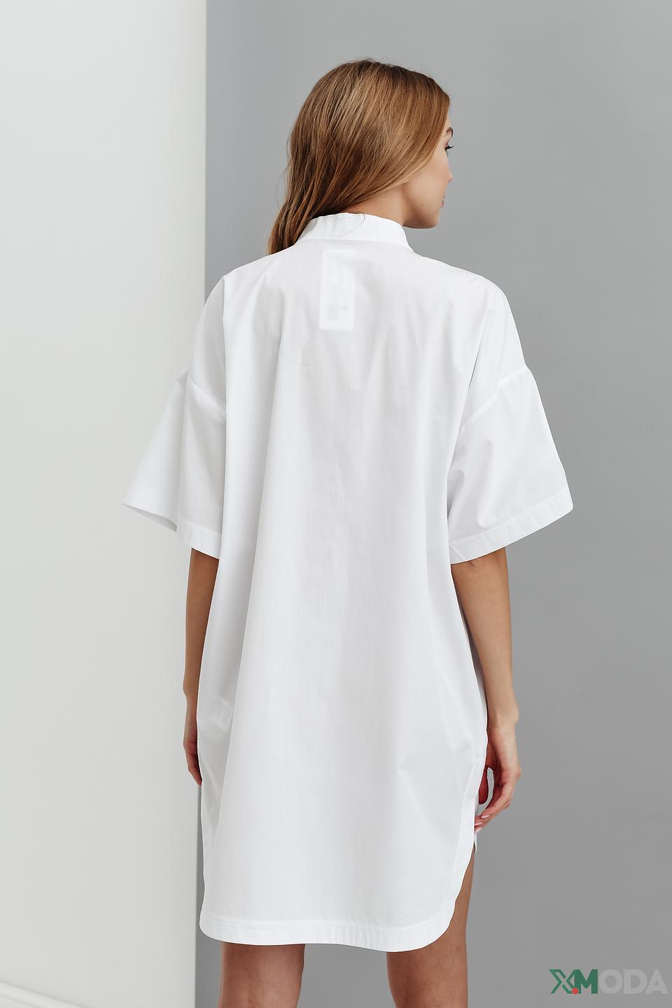 Платье Ice Play белое с карманом