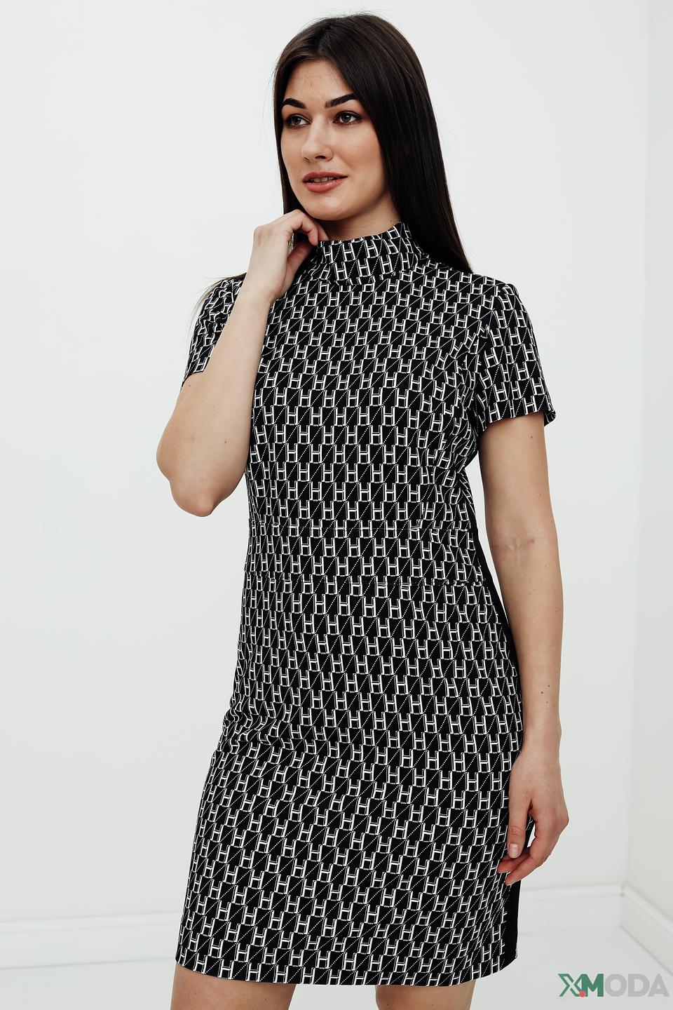 Платье Hugo с геометрическим принтом