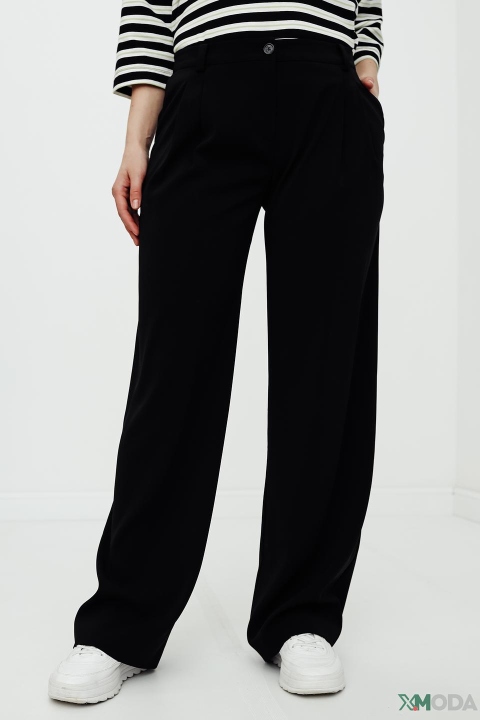 Брюки Patrizia Pepe чёрные широкие