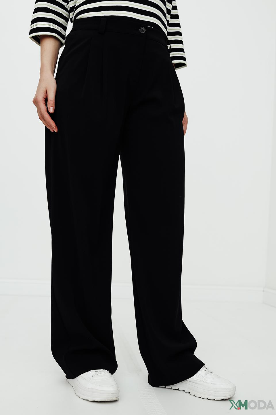 Брюки Patrizia Pepe чёрные широкие