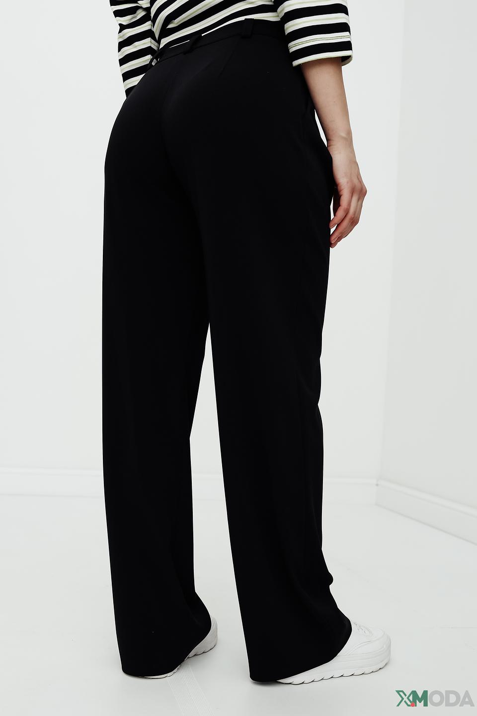 Брюки Patrizia Pepe чёрные широкие