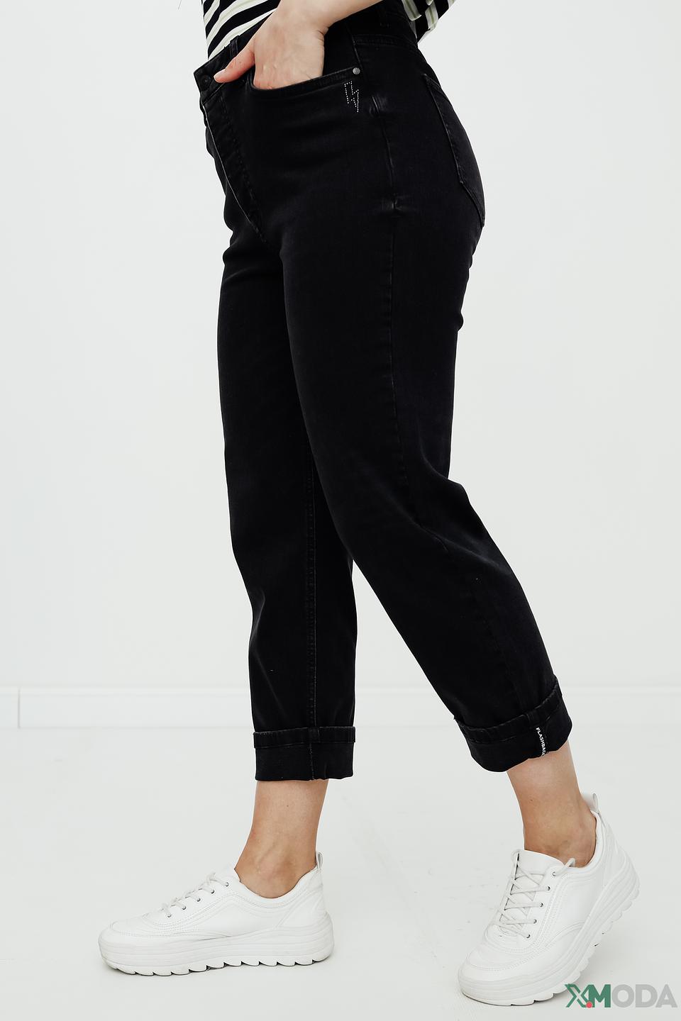 Джинсы Oui чёрные mom fit