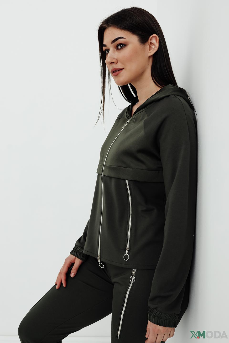 Жакет Betty Barclay хаки с капюшоном