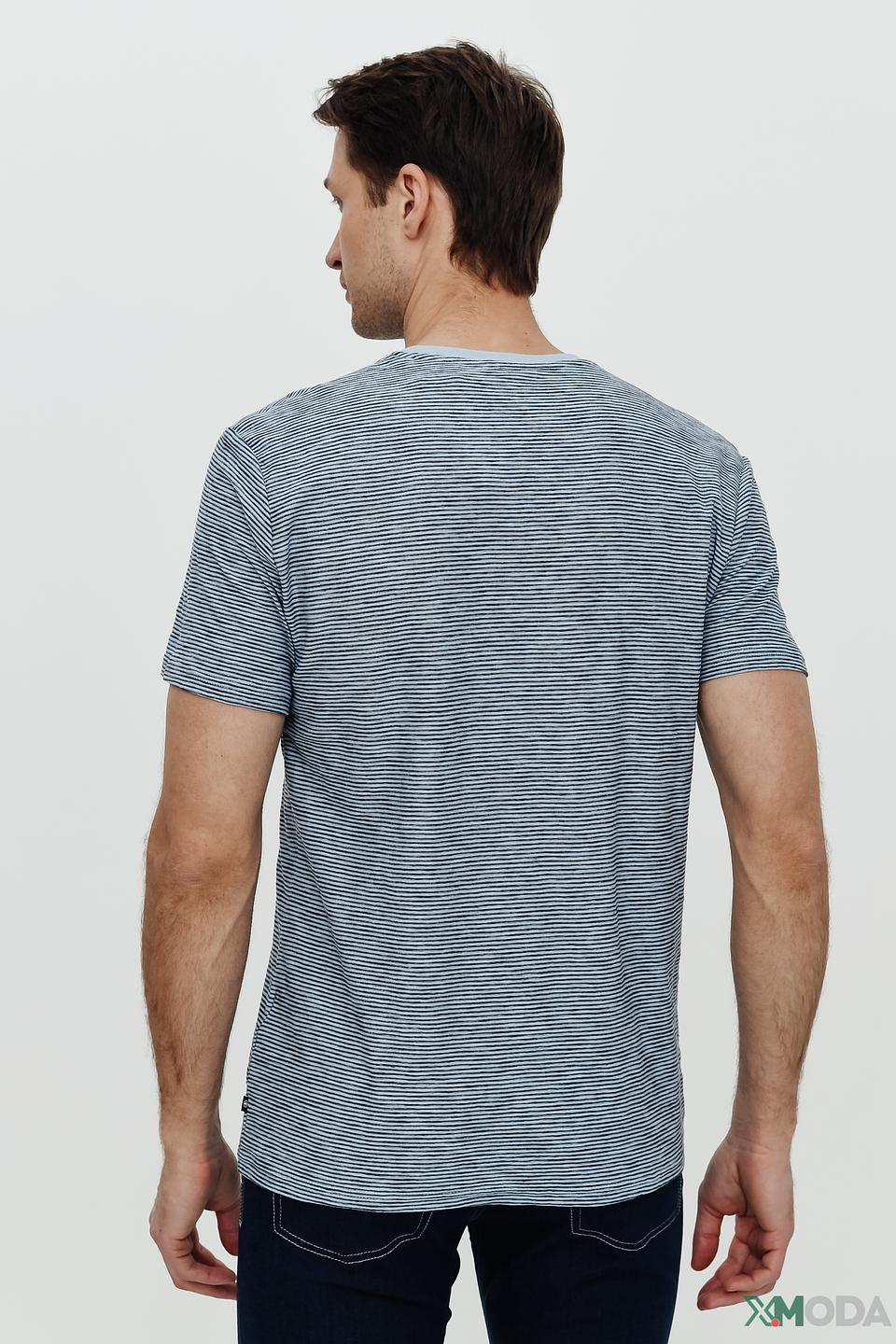 Футболка Tom Tailor в полоску серая