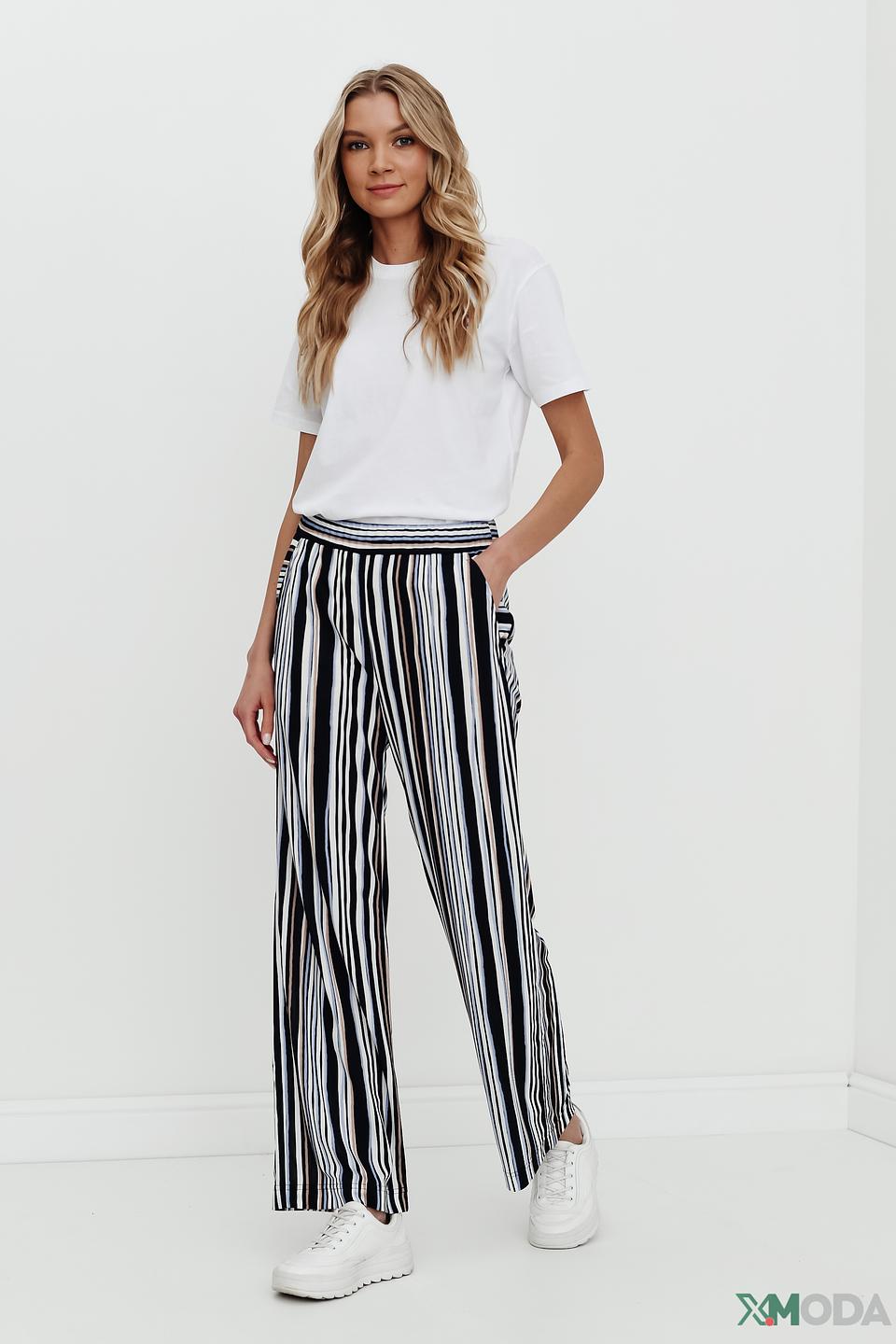 Брюки клёш Marc Cain в полоску