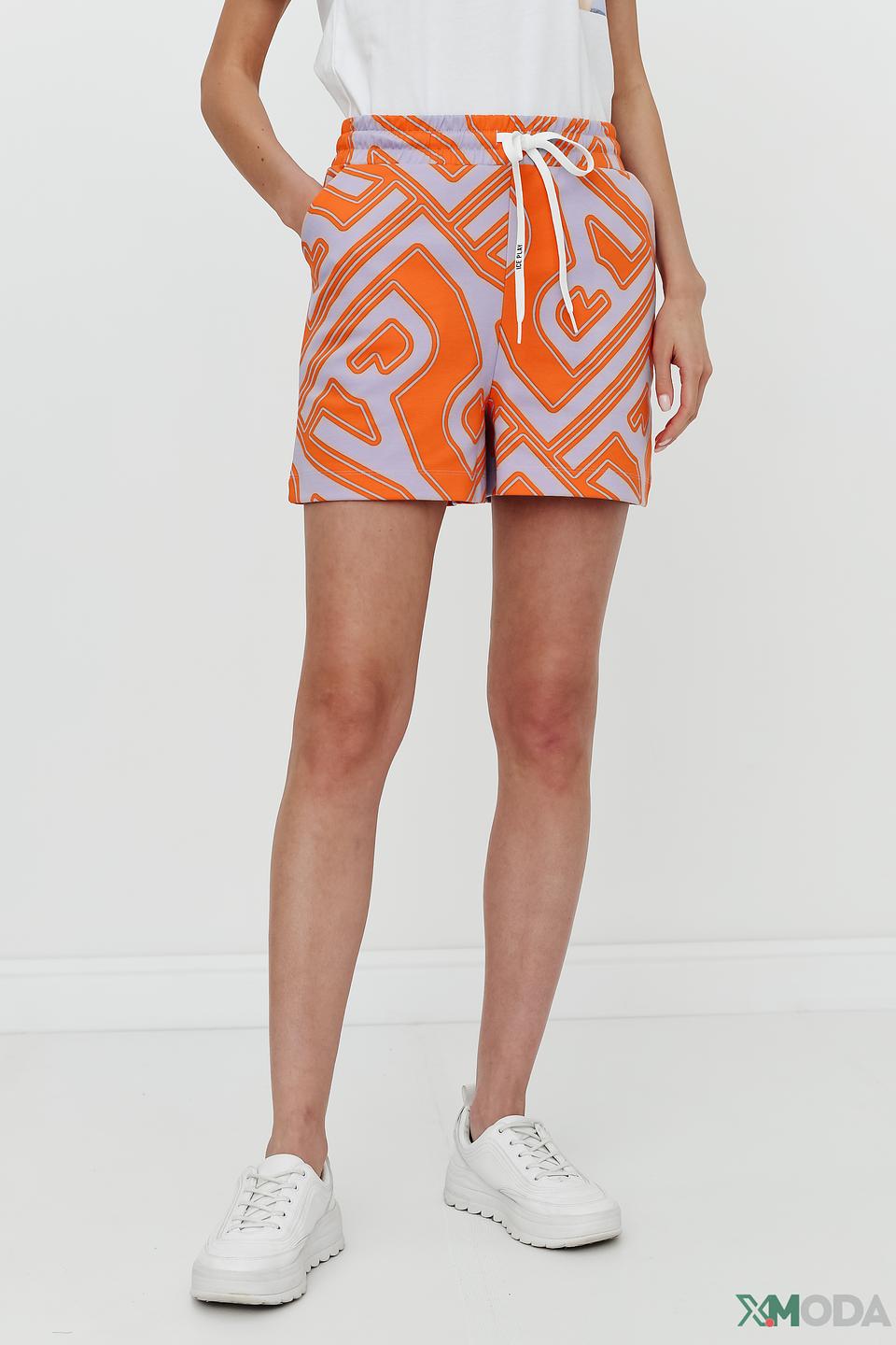 Шорты Ice Play с принтом оранжевый