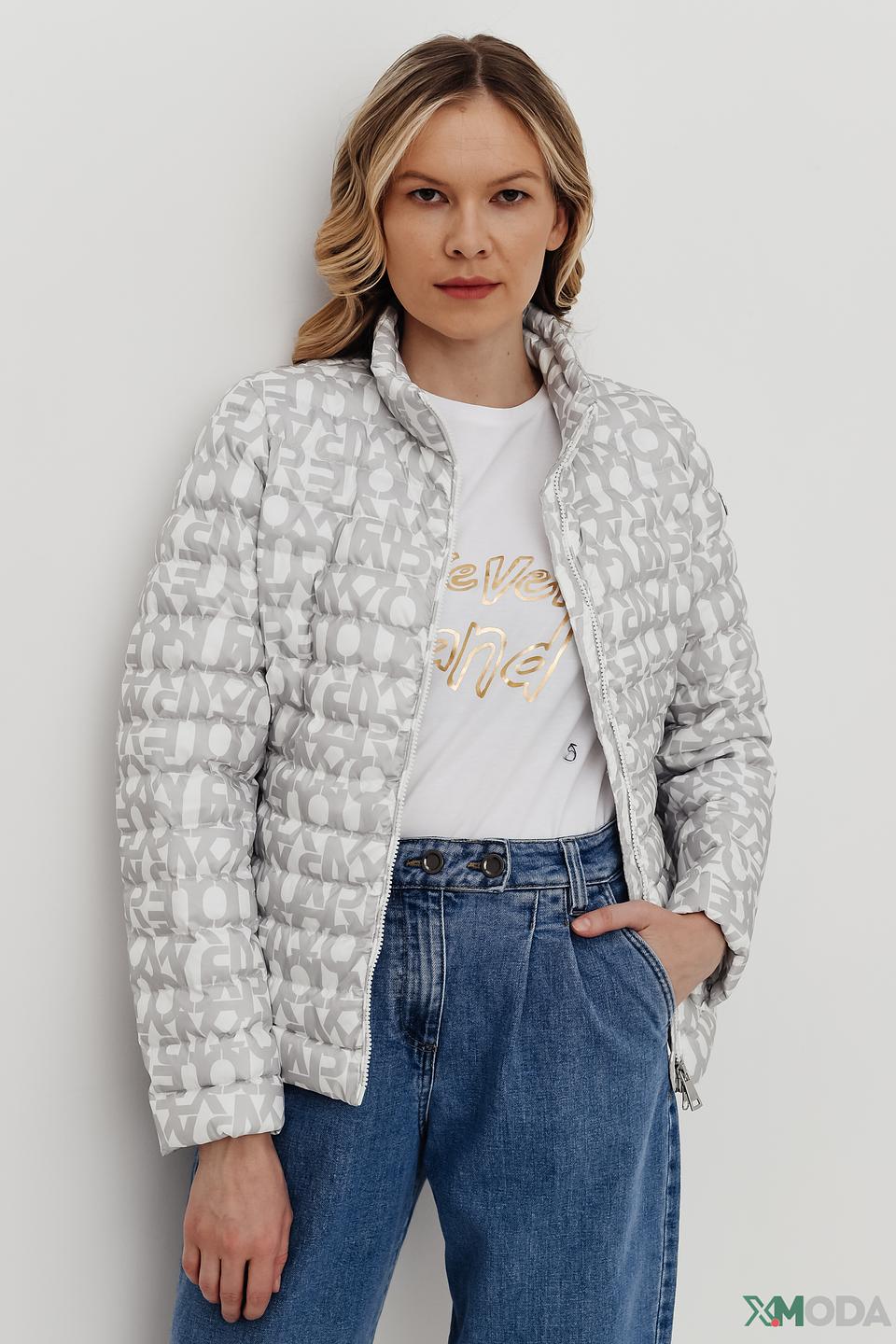 Куртка Fuchs Schmitt с принтом серая