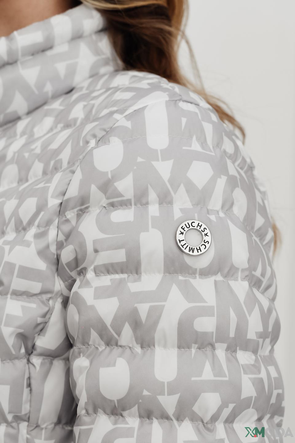 Куртка Fuchs Schmitt с принтом серая