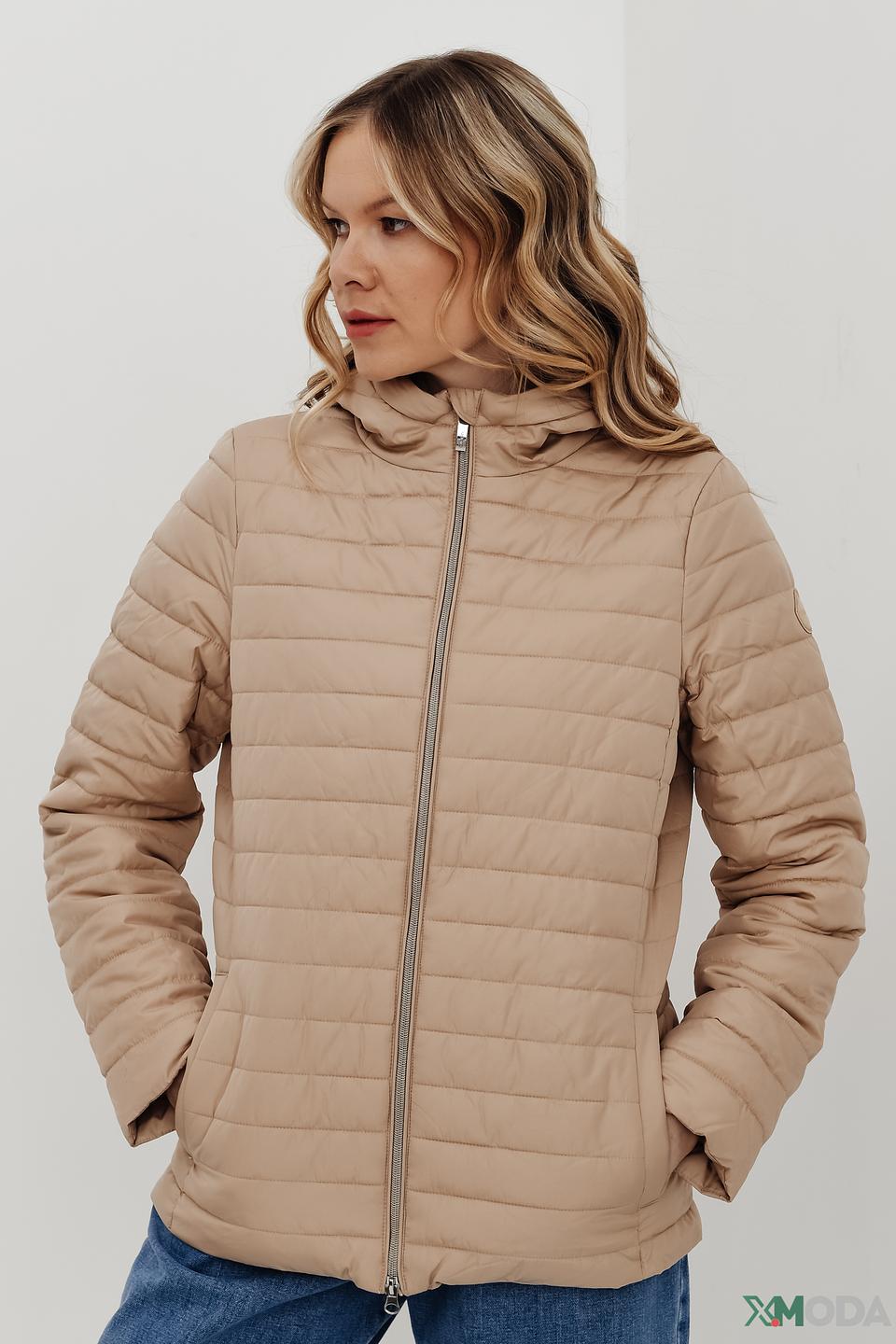 Куртка Olsen стеганая бежевая