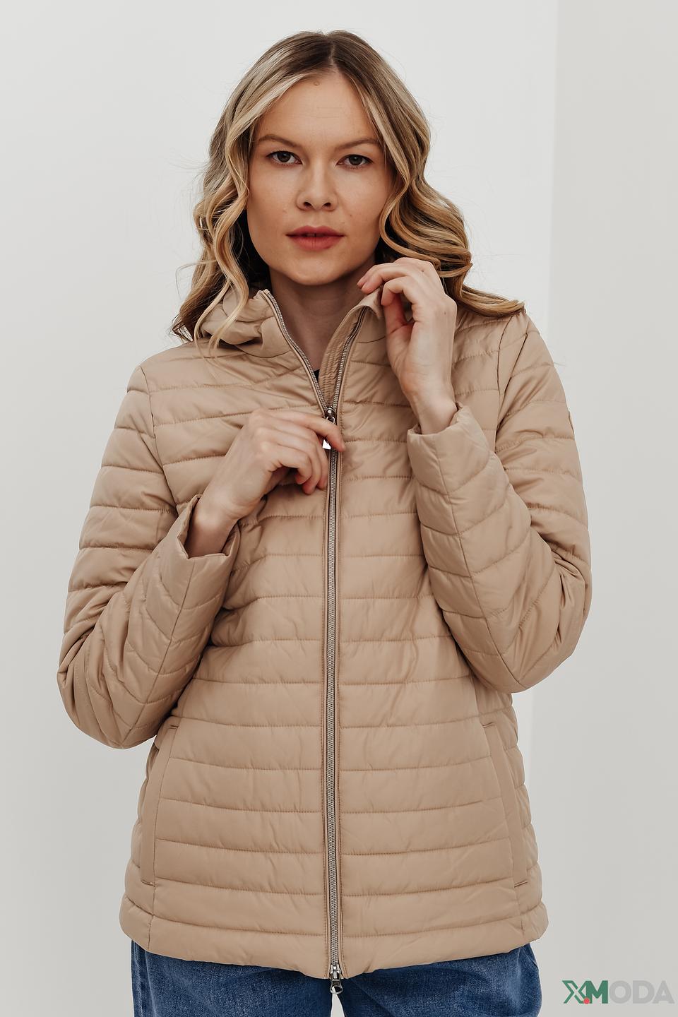 Куртка Olsen стеганая бежевая