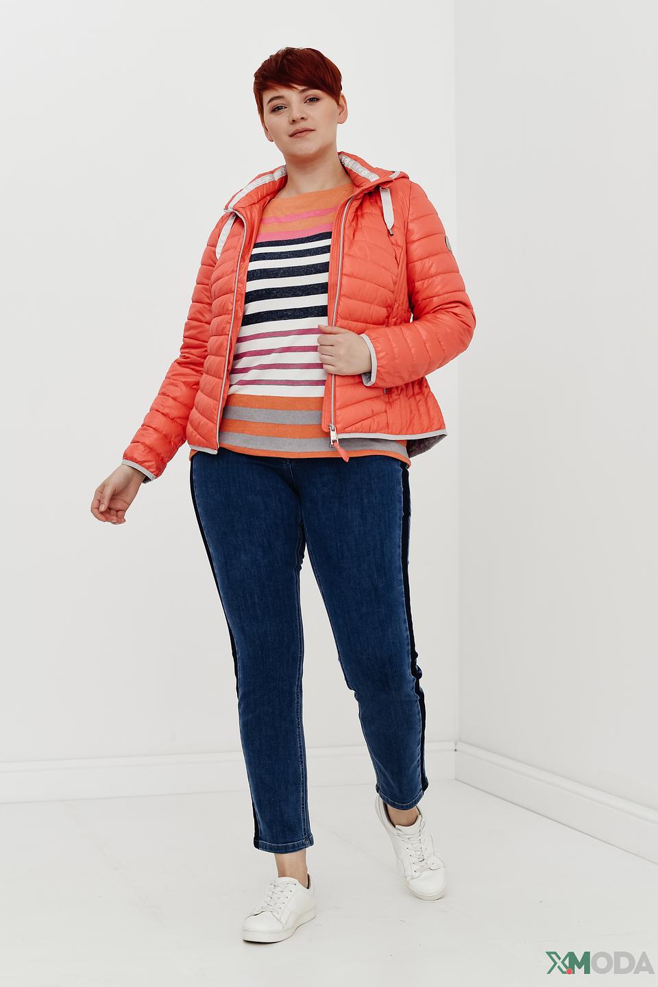 Куртка Lebek стеганая оранжевая