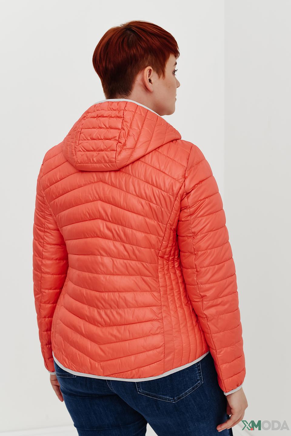 Куртка Lebek стеганая оранжевая