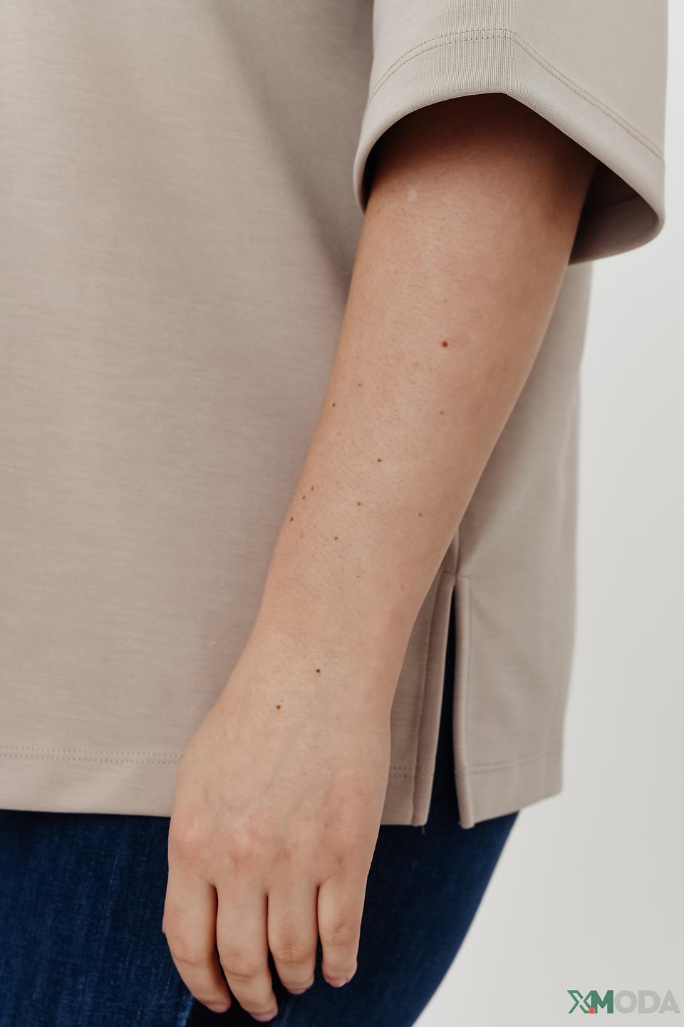 Джемпер Elena Miro бежевый с воротником