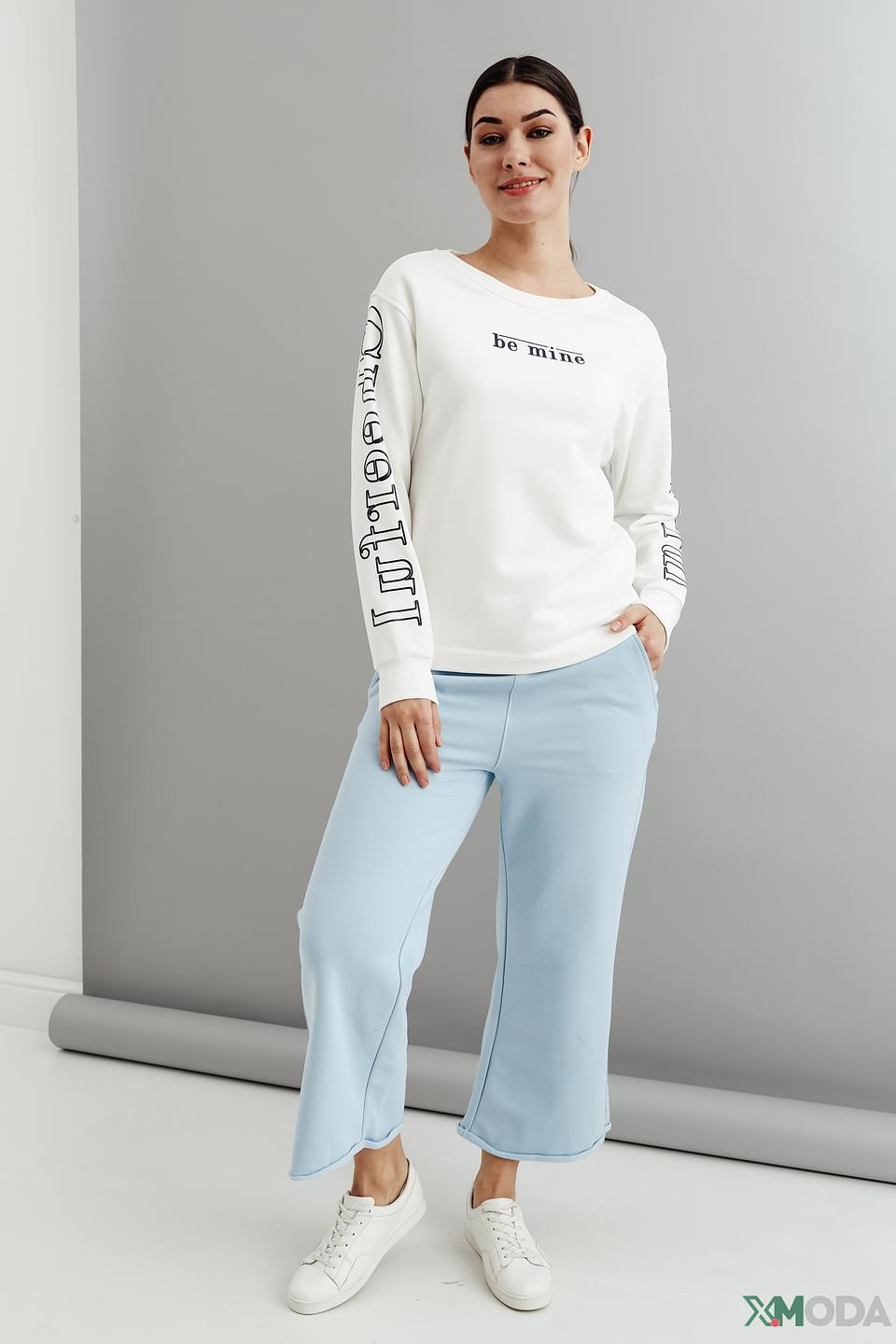 Брюки трикотажные Margittes голубые