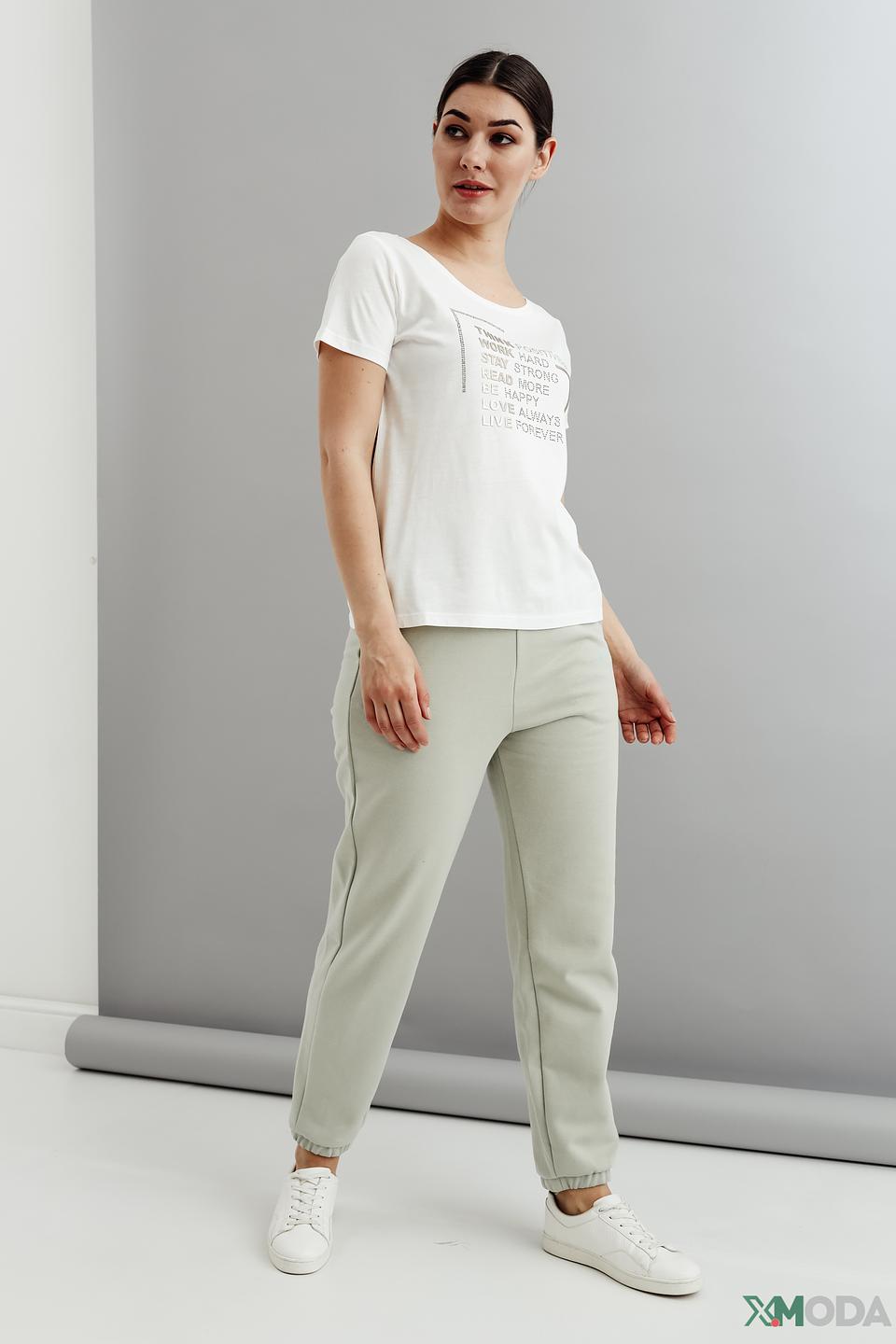 Брюки спортивные Oui светло-серые