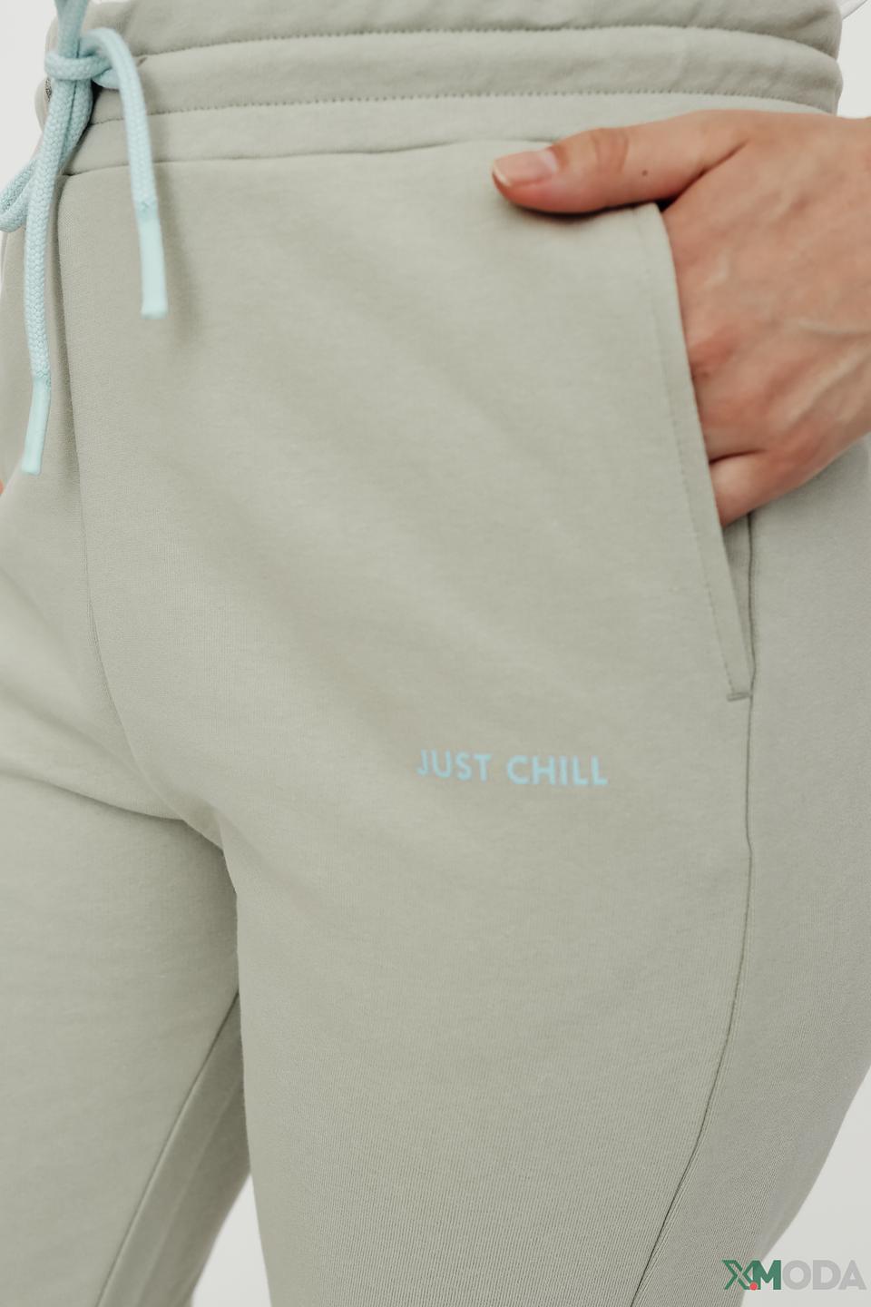 Брюки спортивные Oui светло-серые