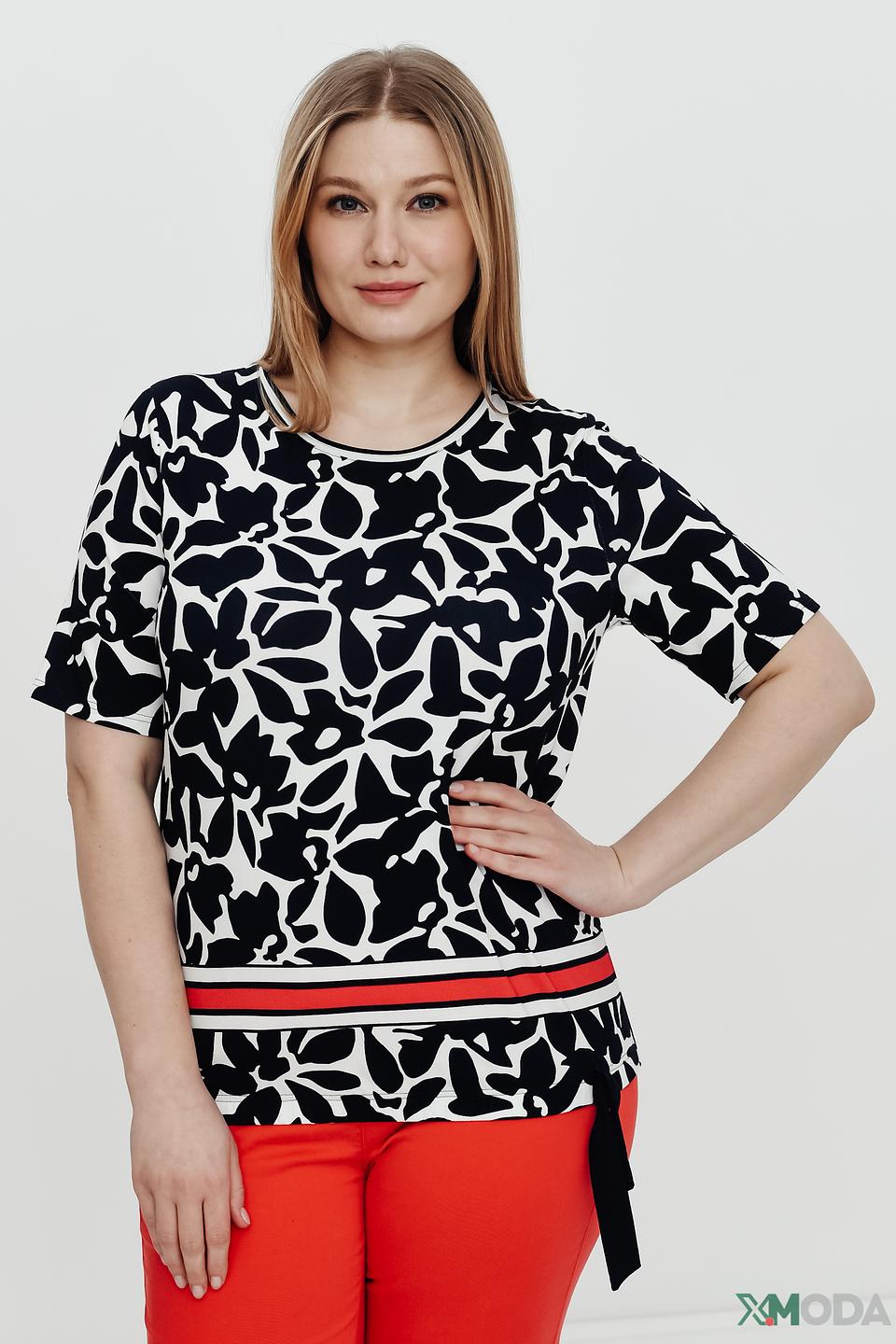 Блуза Frank Walder с принтом