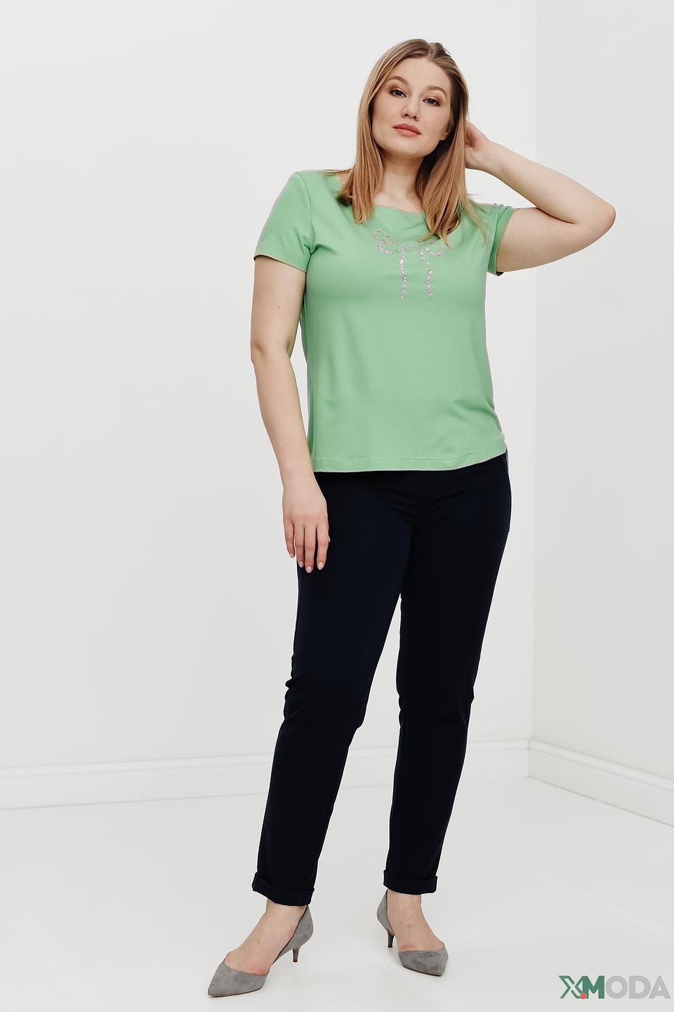 Футболка Eugen Klein с бантом лайм