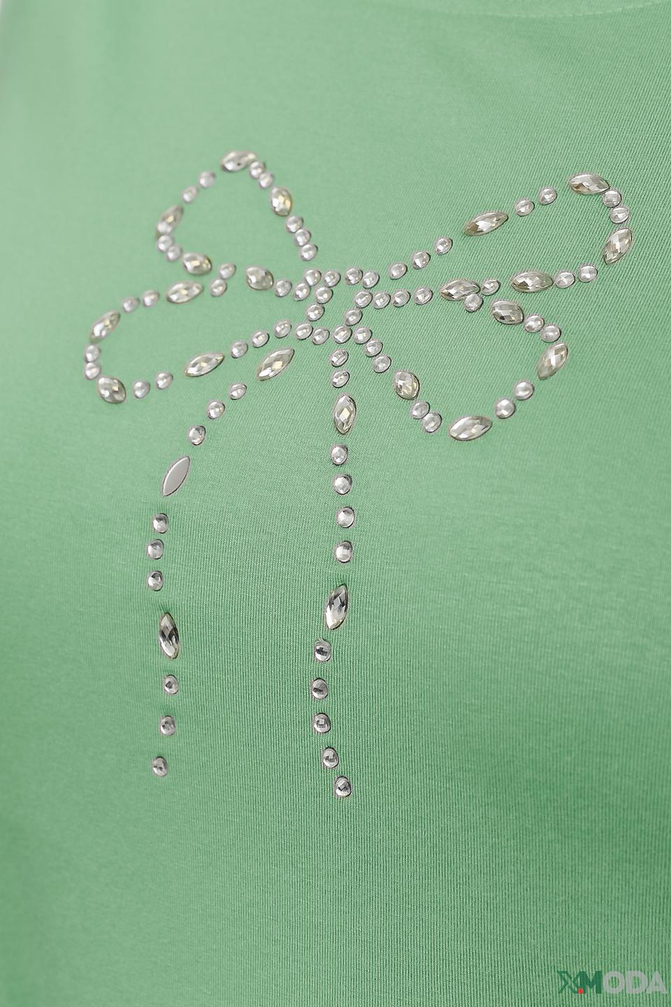 Футболка Eugen Klein с бантом лайм