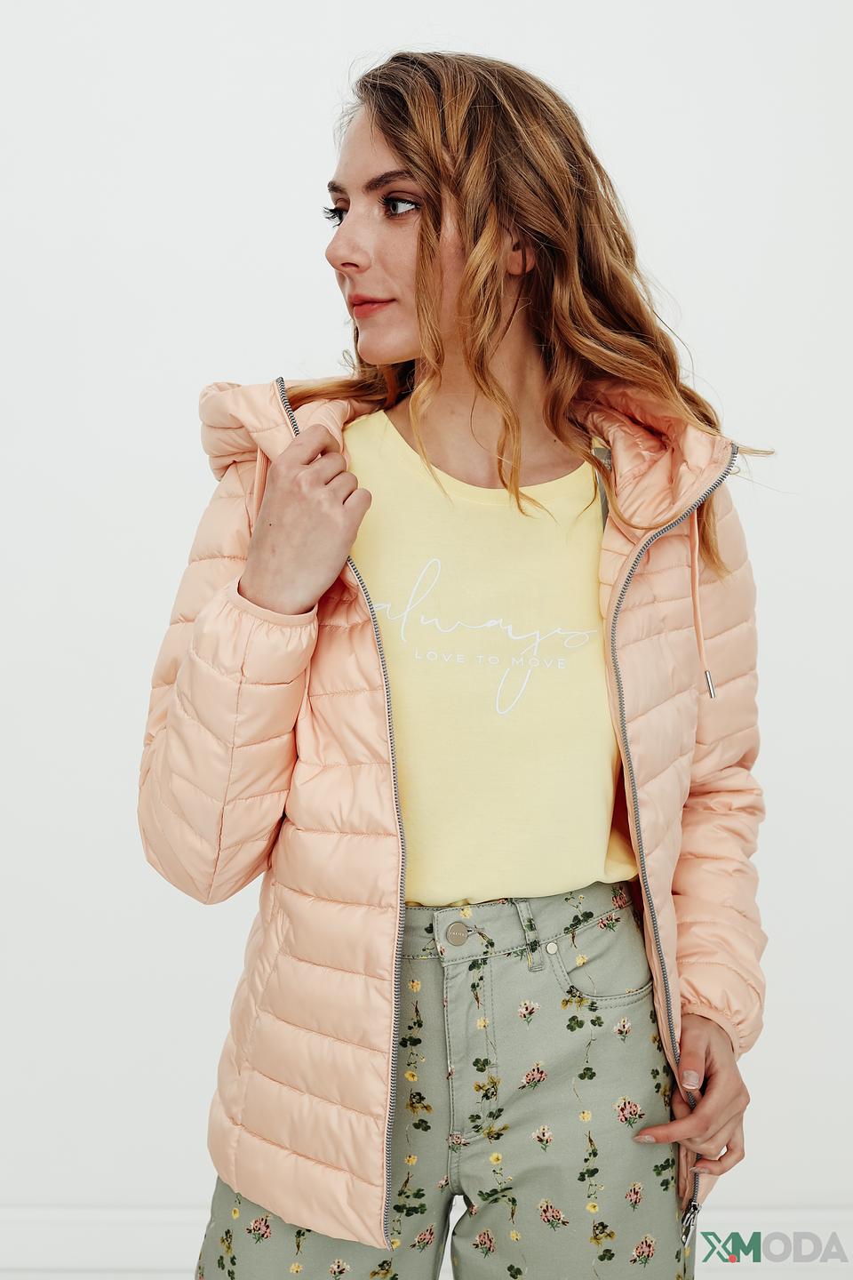 Куртка s.Oliver стеганая персиковая