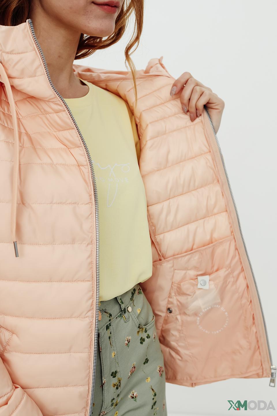 Куртка s.Oliver стеганая персиковая