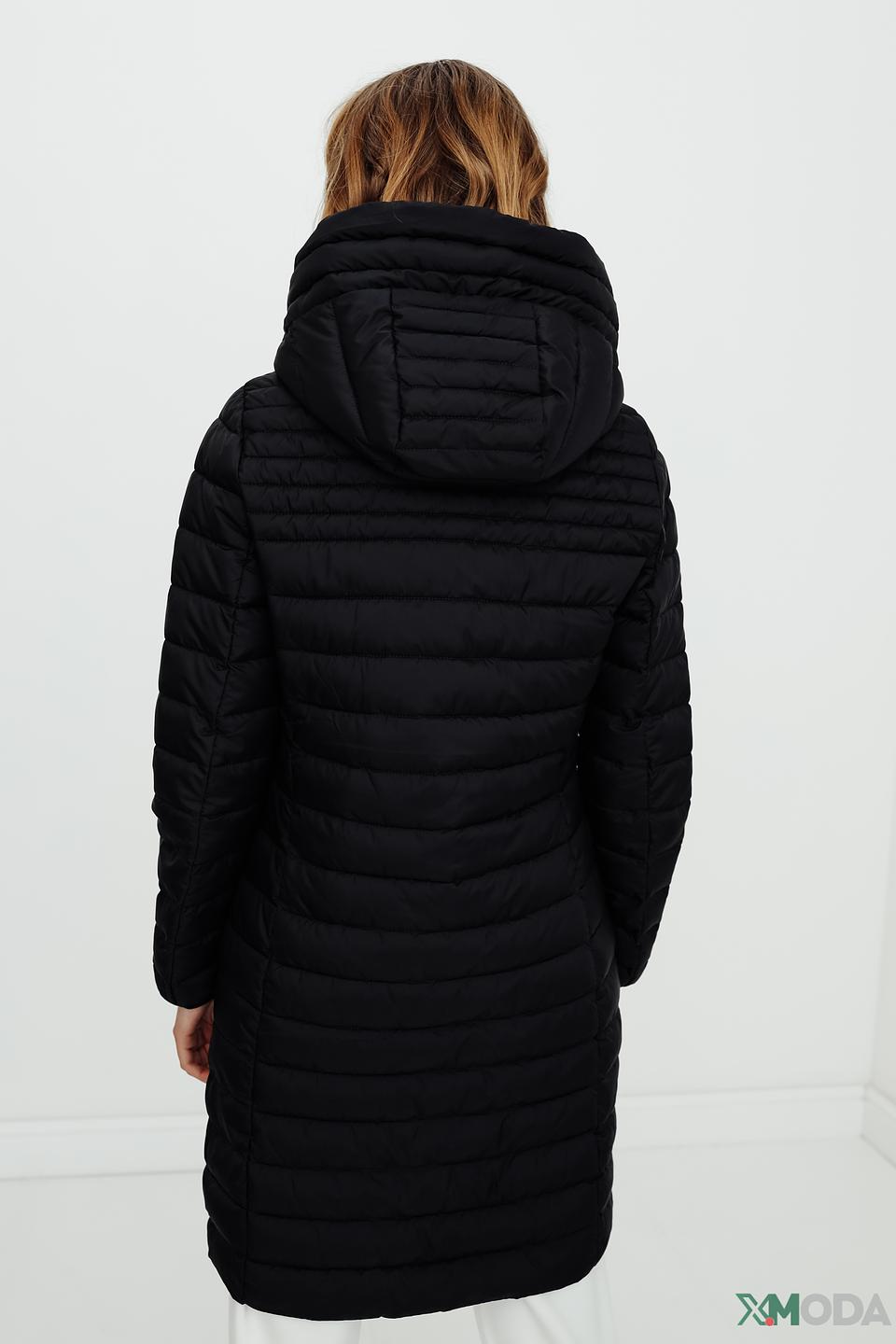 Пальто s.Oliver стеганое чёрное