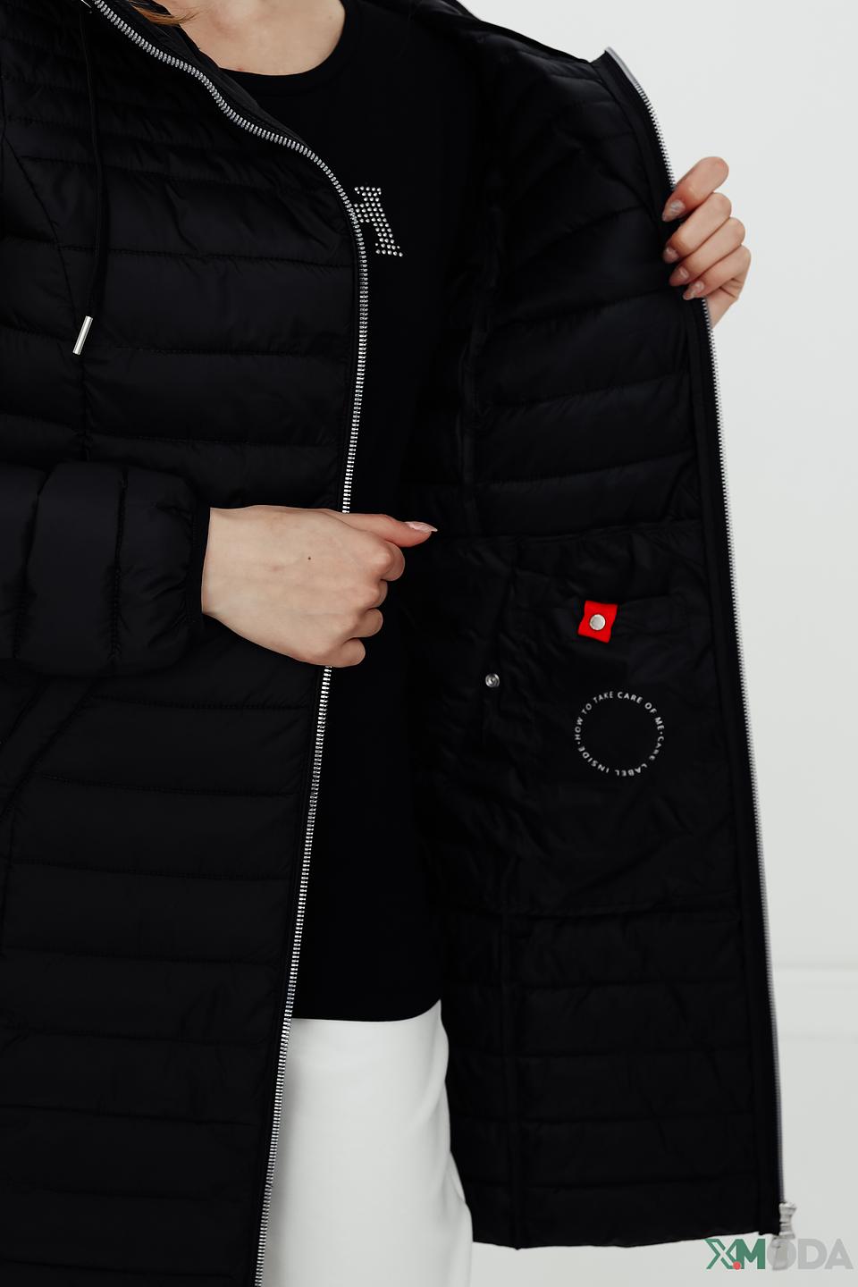 Пальто s.Oliver стеганое чёрное